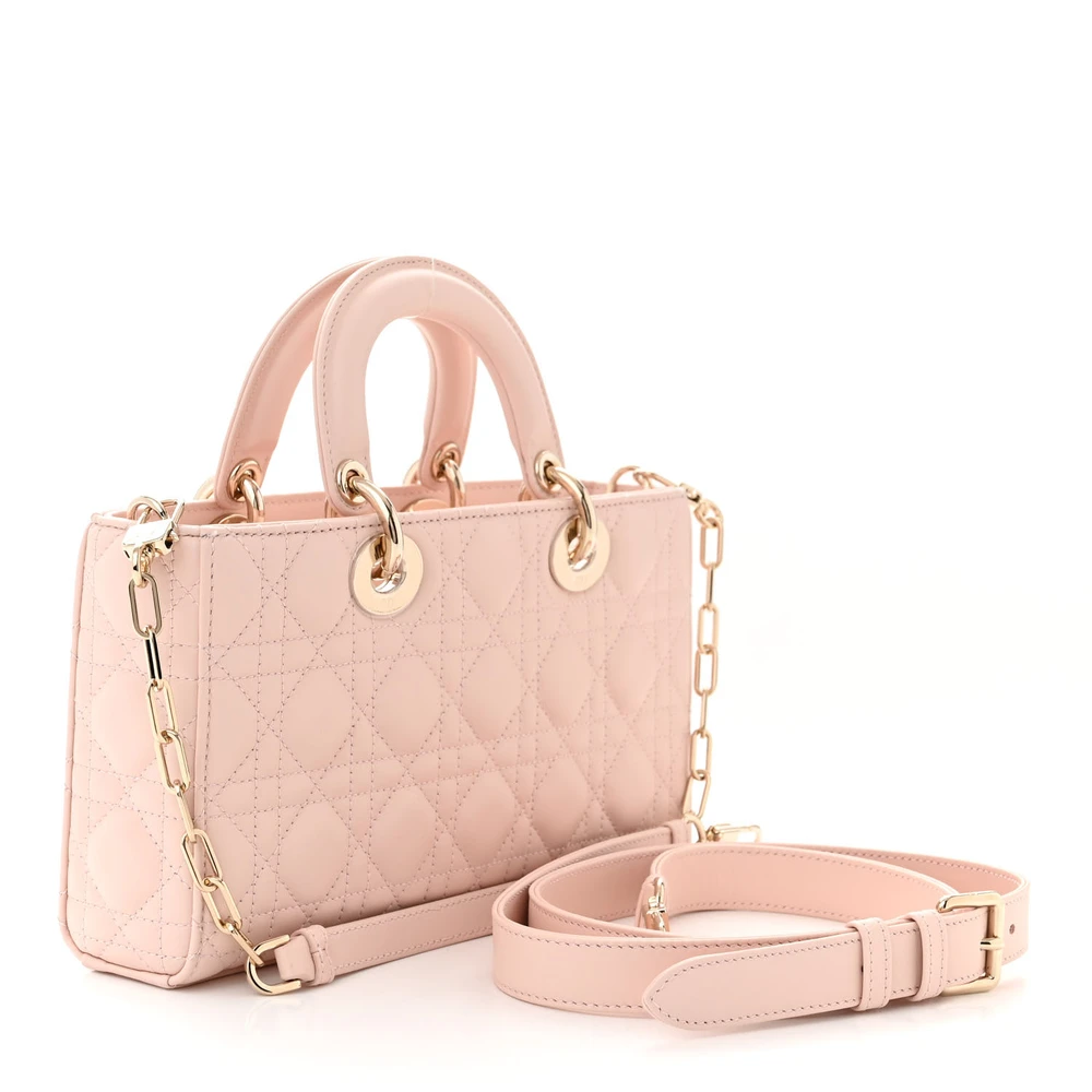 Realistic Replica Handbags – Light Pink Dior Lady D-Joy1:1High-quality replica