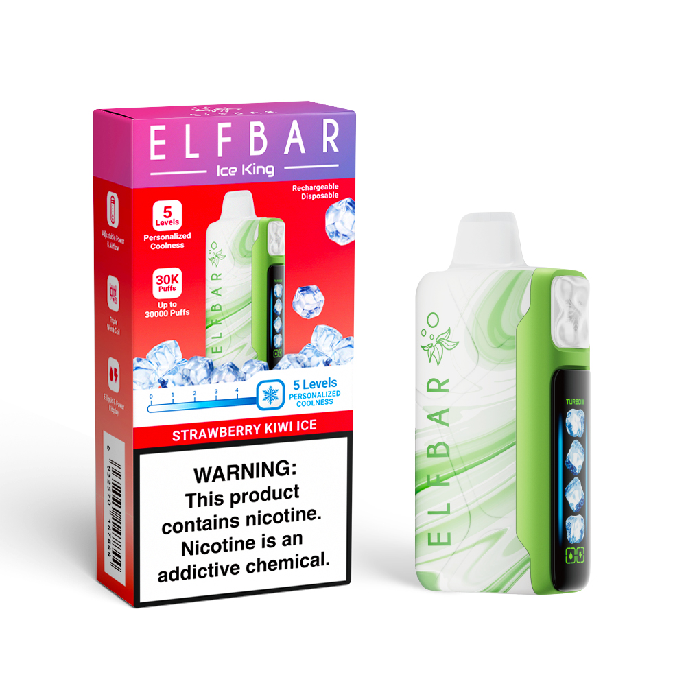 ELF BAR ICE KING 30K ładowalny jednorazowy e-papieros (wszystkie smaki)