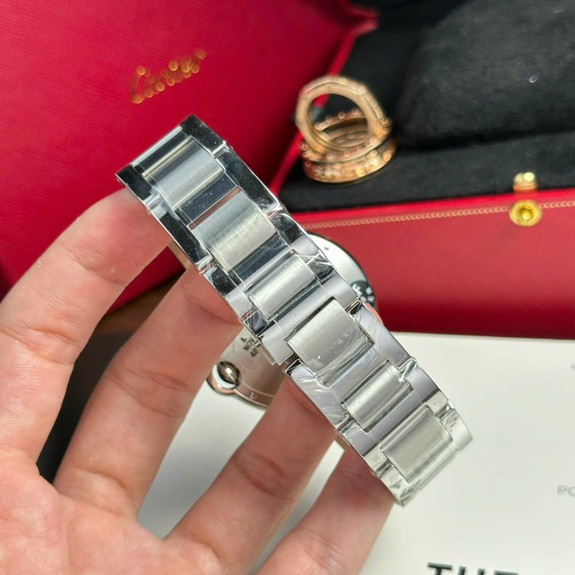 Cartier Ballon Bleu Replica 11 Watch White Dial Metal Wire AF Factory 42mm - Top club