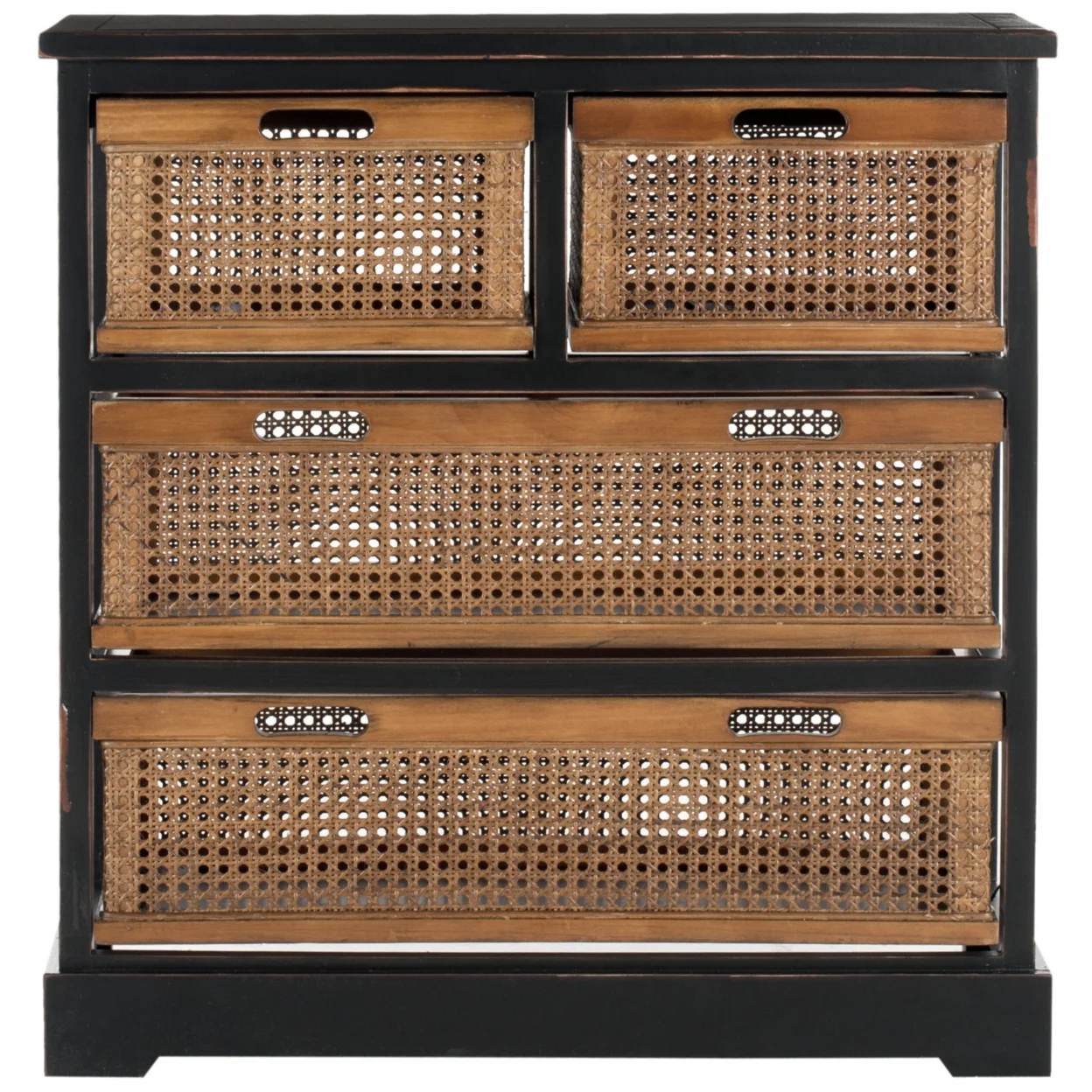 SAFAVIEH Jackson 4-Drawer Storage Unit Black