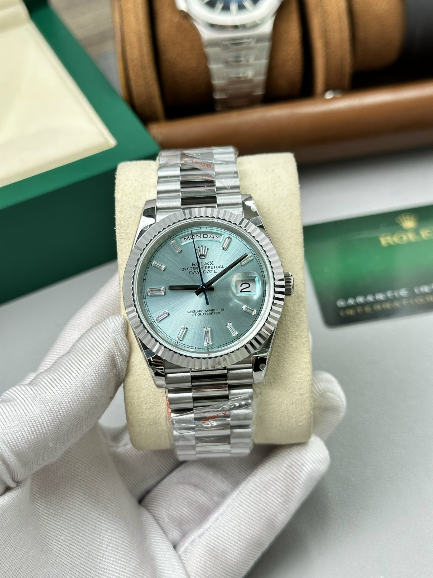 Rolex Replica 1:1 Watch Day-Date 228236 Weight 167gr V2 GM Factory 40mm - Elite Watch Atelier
