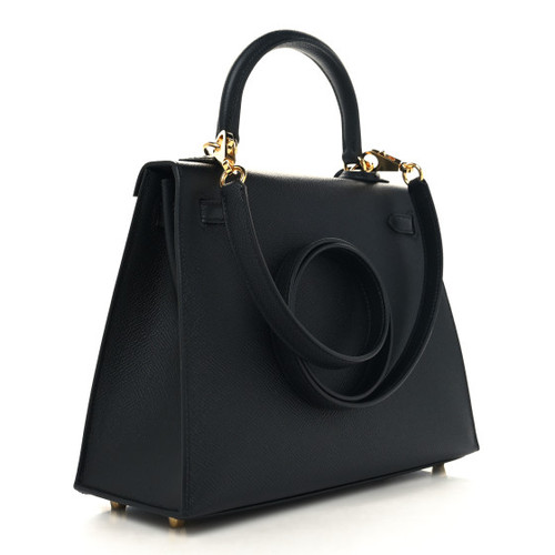 HERMES - Epsom Kelly Sellier 25 Black