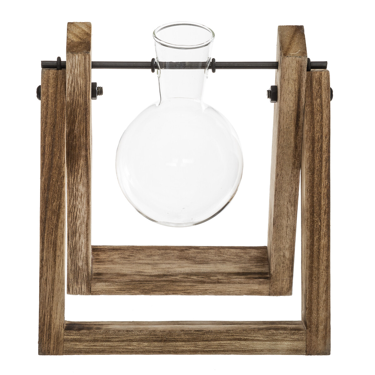 Soliflore, glass Beige, H.16 cm