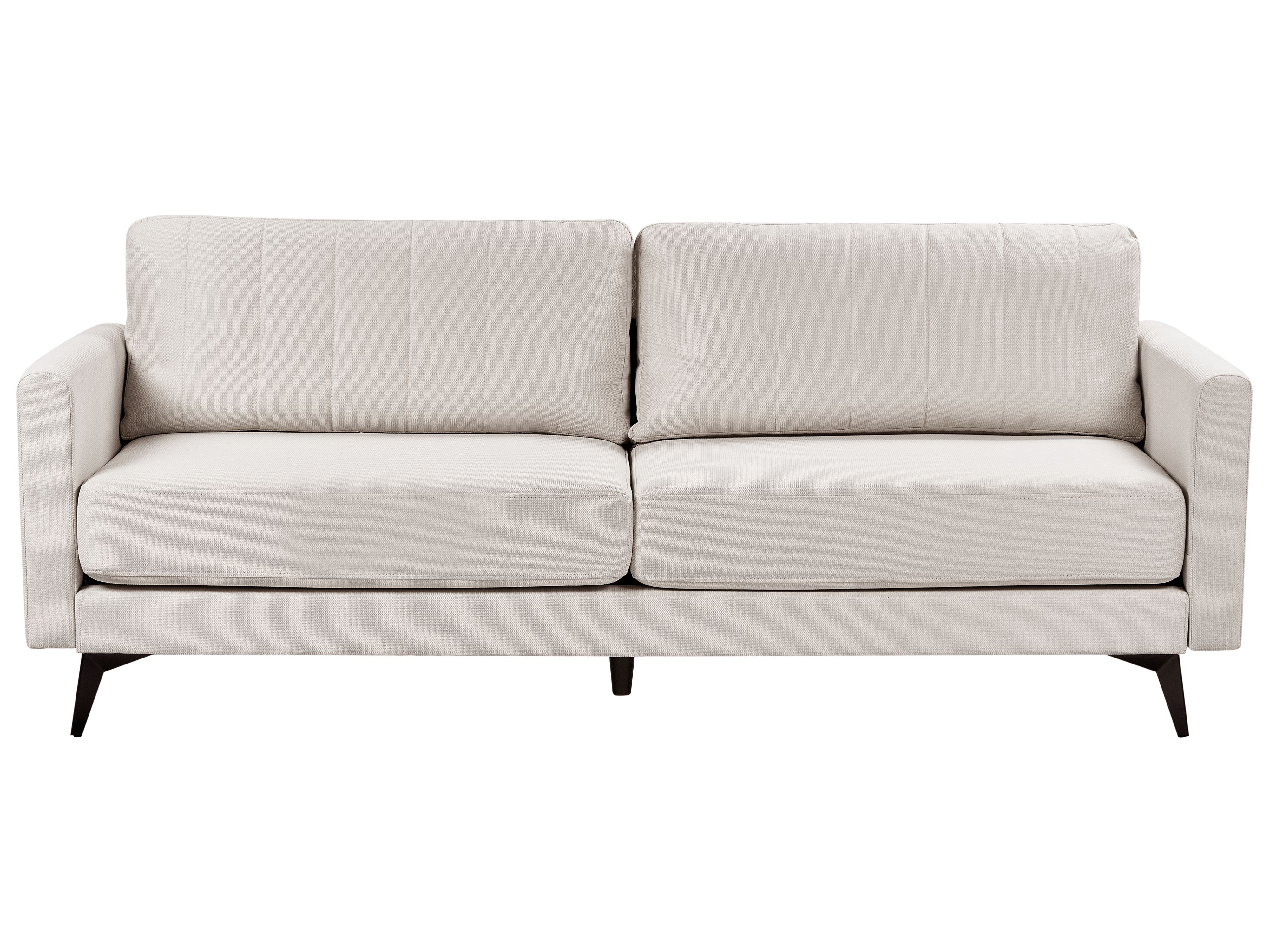 Sofa 3 Seater MALA Fabric Light Beige