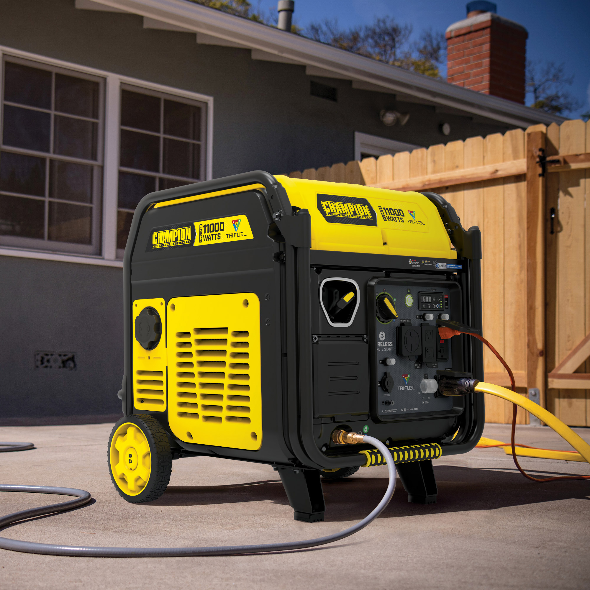 Champion 11000W Remote Start Tri-Fuel Portable Inverter Generator - Image 5