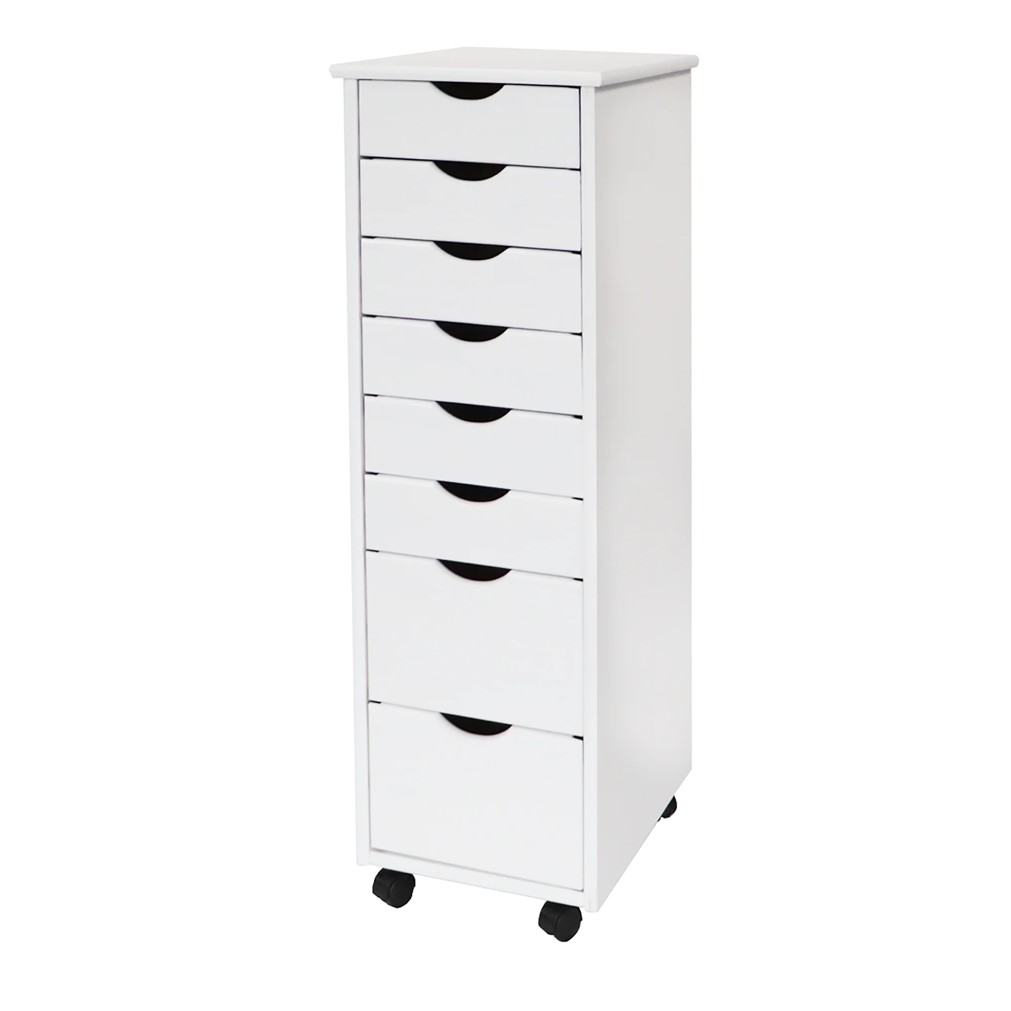 Adeptus Solid Wood 6+2 Drawer Roll Cart - Image 11