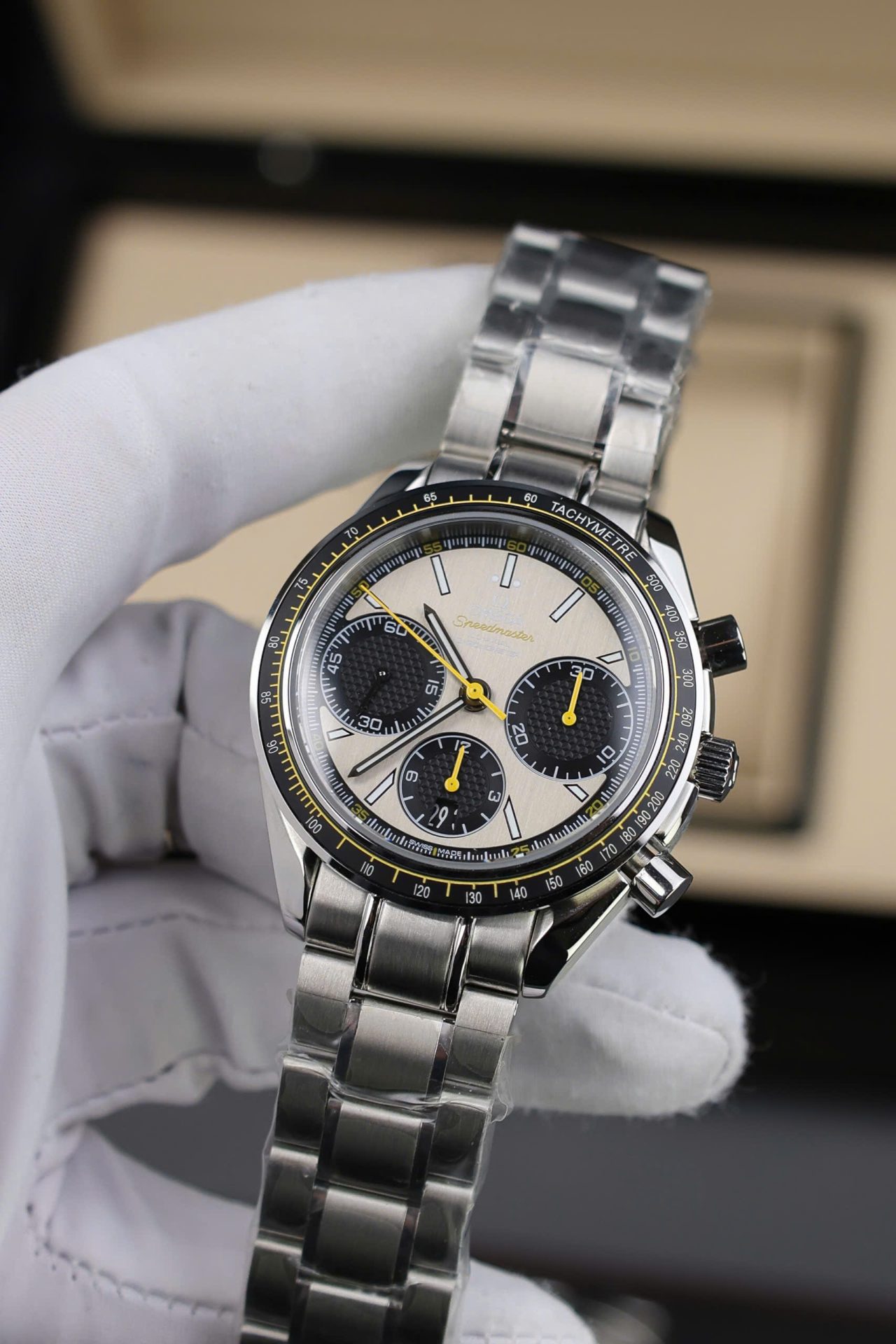Omega Speedmaster Copies Watches Racing Chronograph Gray Dial 40mm - Top club