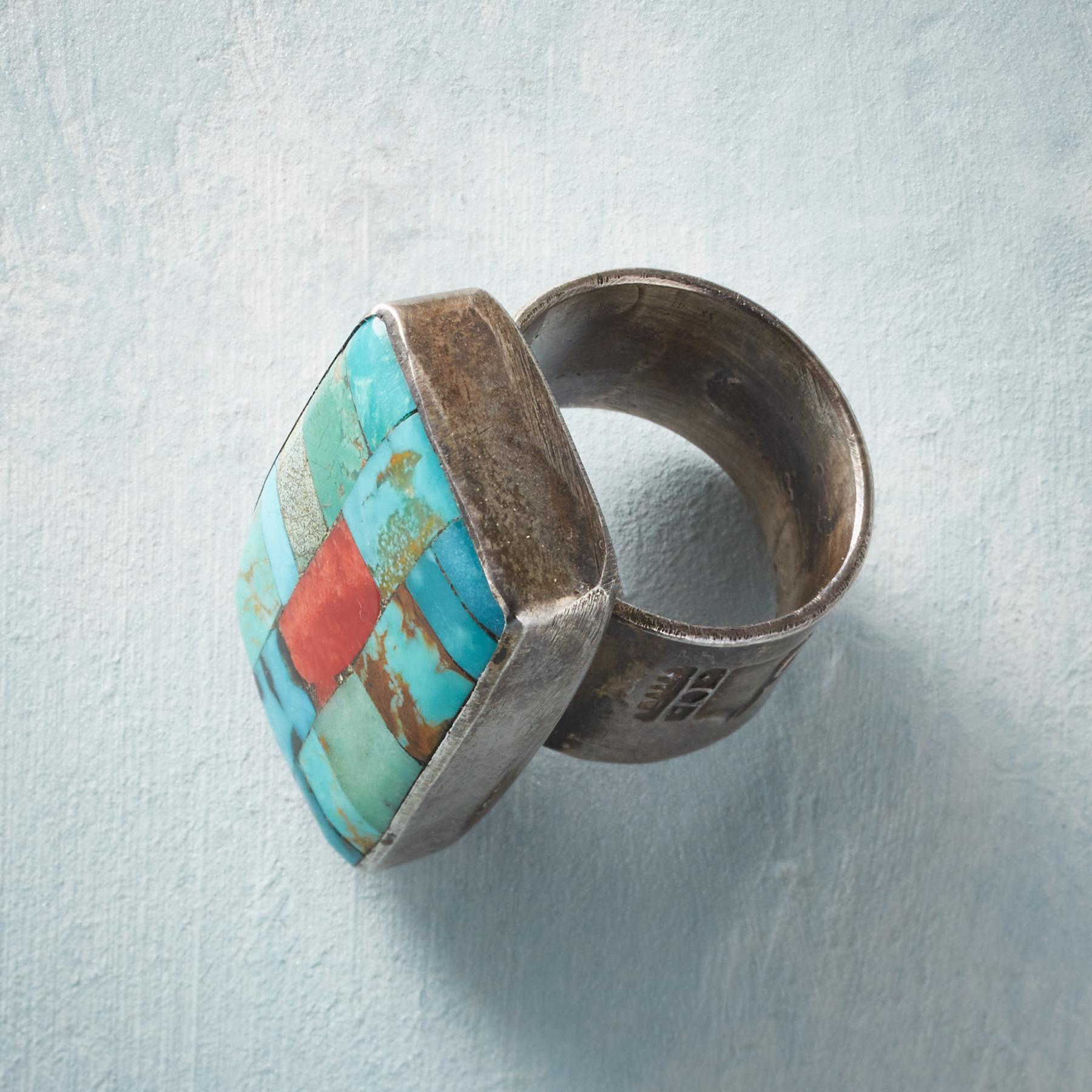Mixed Mosaic Ring - Sundance Clothing