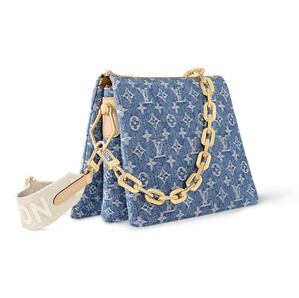 Louis Vuitton LV COUSSIN Denim Bag M245641:1High-quality replica