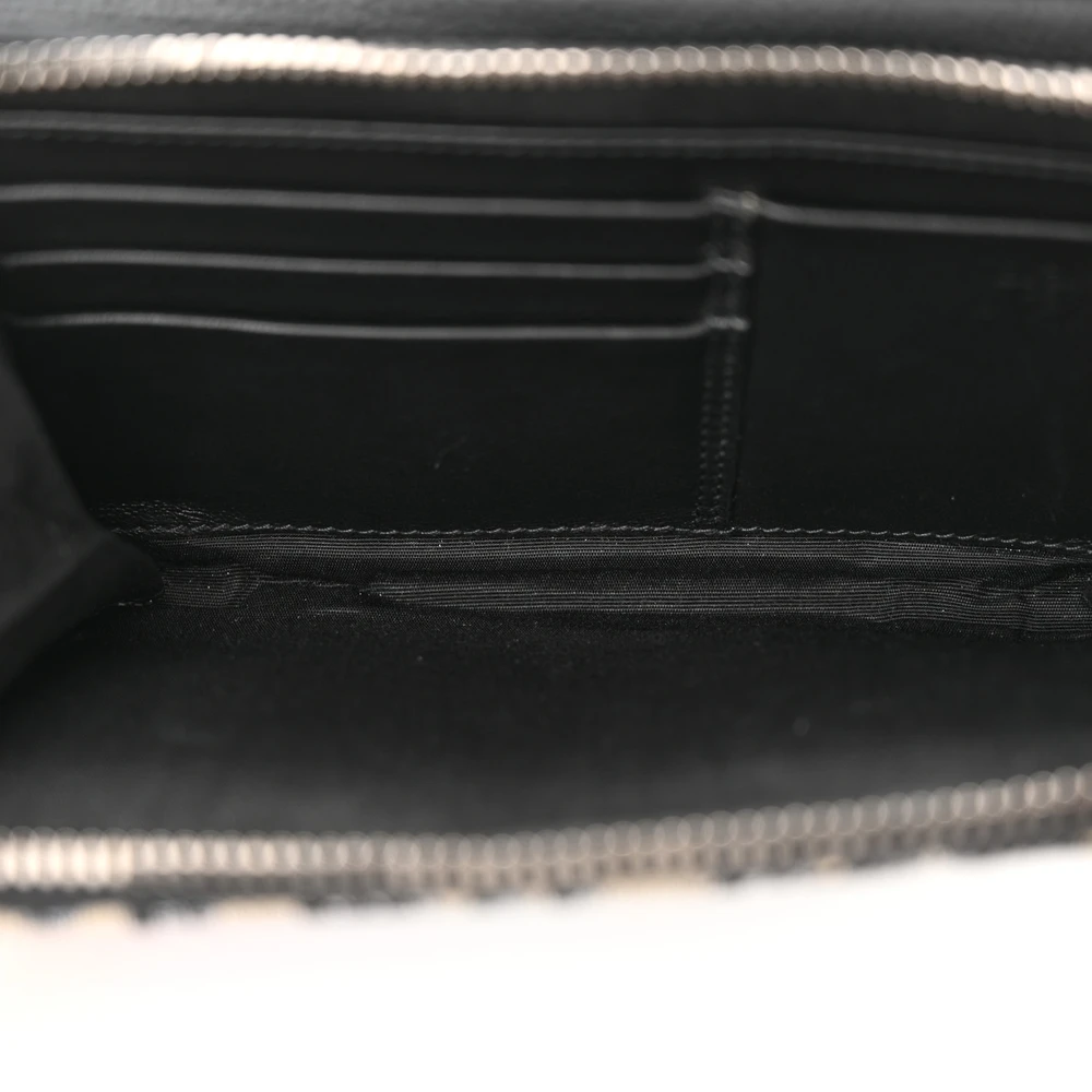 Dior x Kenny Scharf Charcoal Oblique Embroidered Canvas Patches Crossbody Silver Hardware High-quality Replica1:1High-quality replica