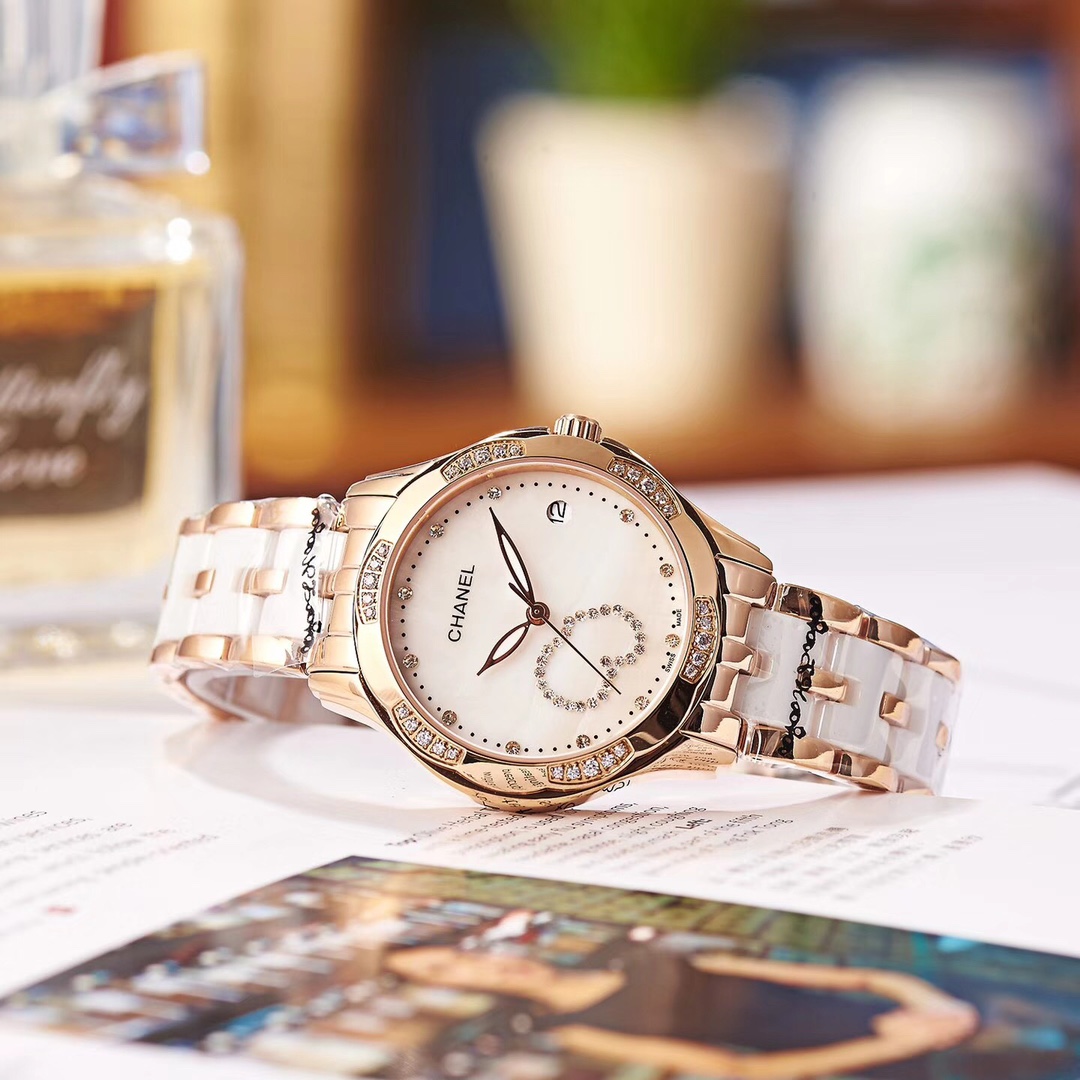 CHANEL Goddess quartz watch Imported quartz-3 hands diameter 34mm(1:1 replica) - Top club
