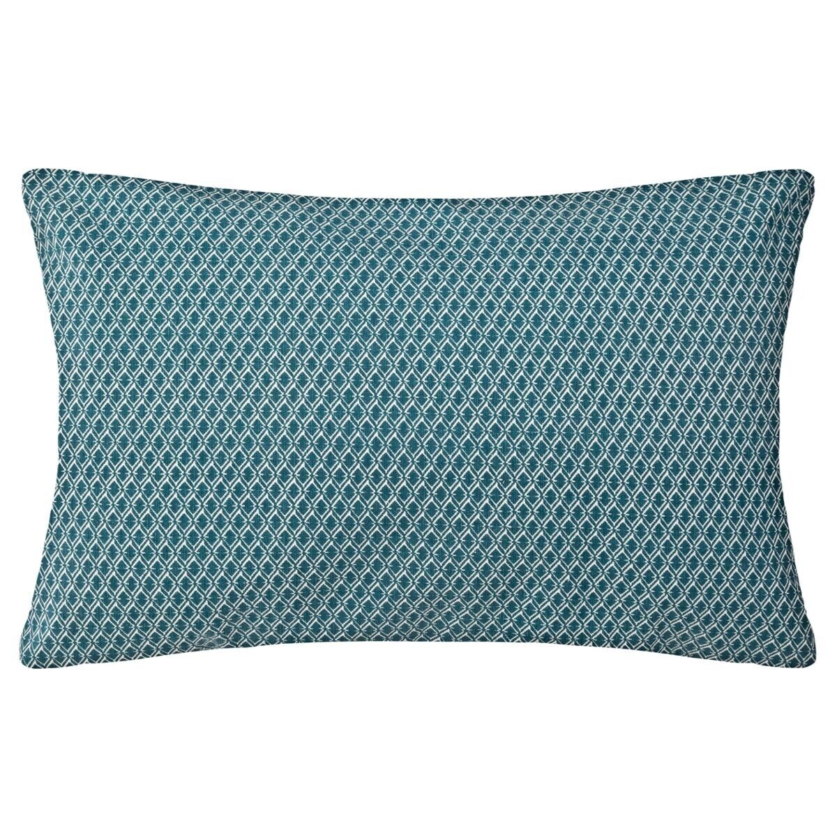 Pattern cushion "Otto" Duck blue, 30x50 cm