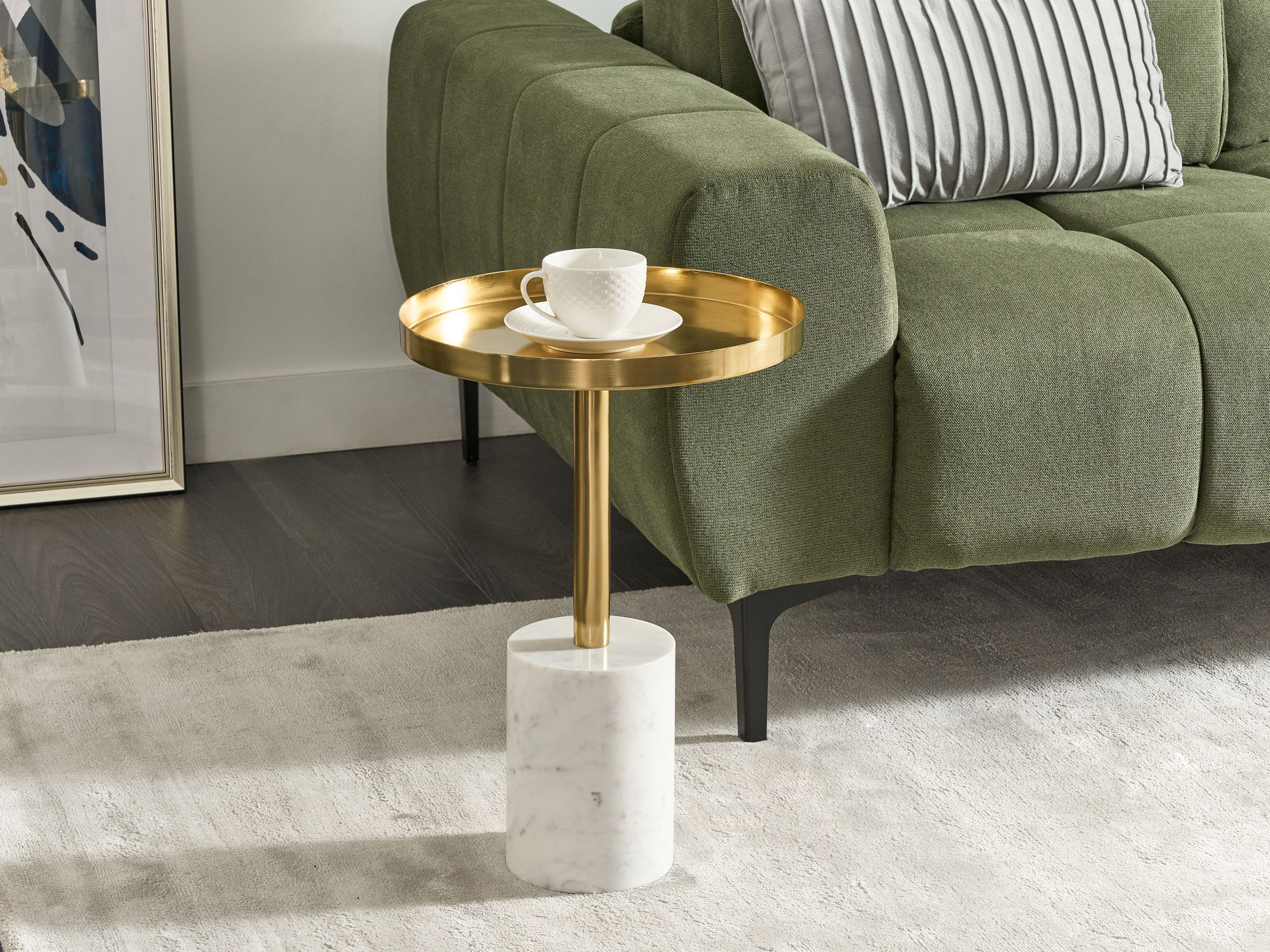 Side Table CAMELO II Metal White