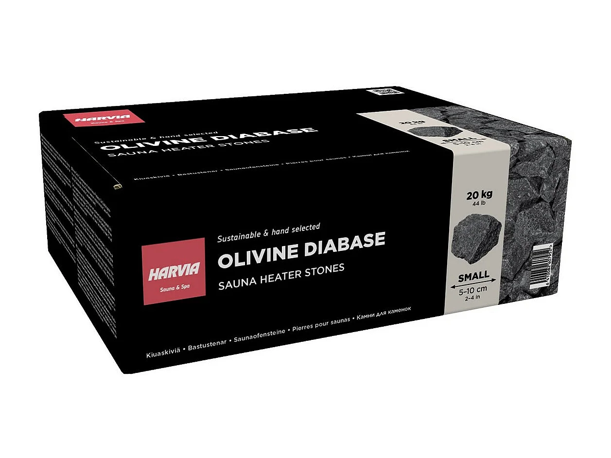 Pierres de lave Ø 10-15 cm pour poêle de sauna traditionnel - Harvia