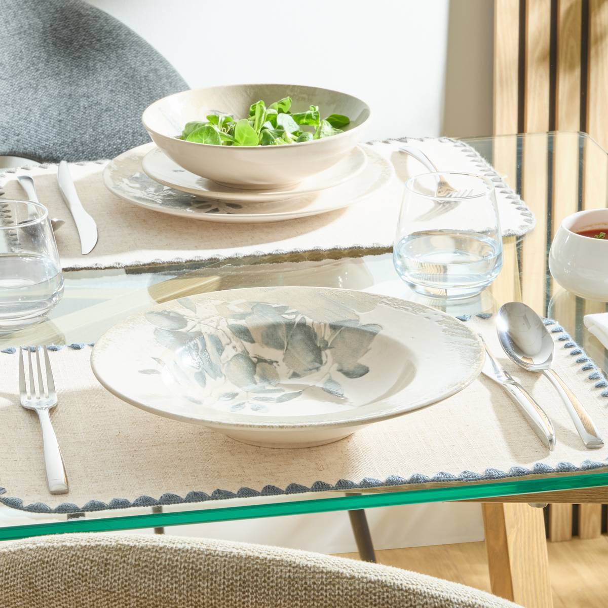 Pasta plate "Silvia" Stoneware (ceramic), D.28 cm