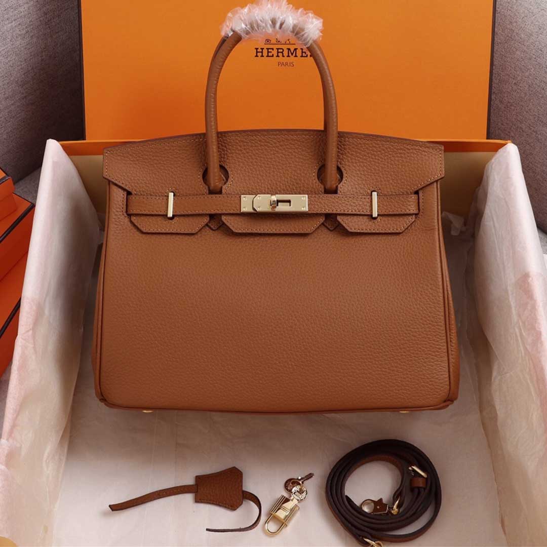Replica Hermes Aaa-Birkin 25/30/35 Bag Beige/Orange/Navy1:1High-quality replica