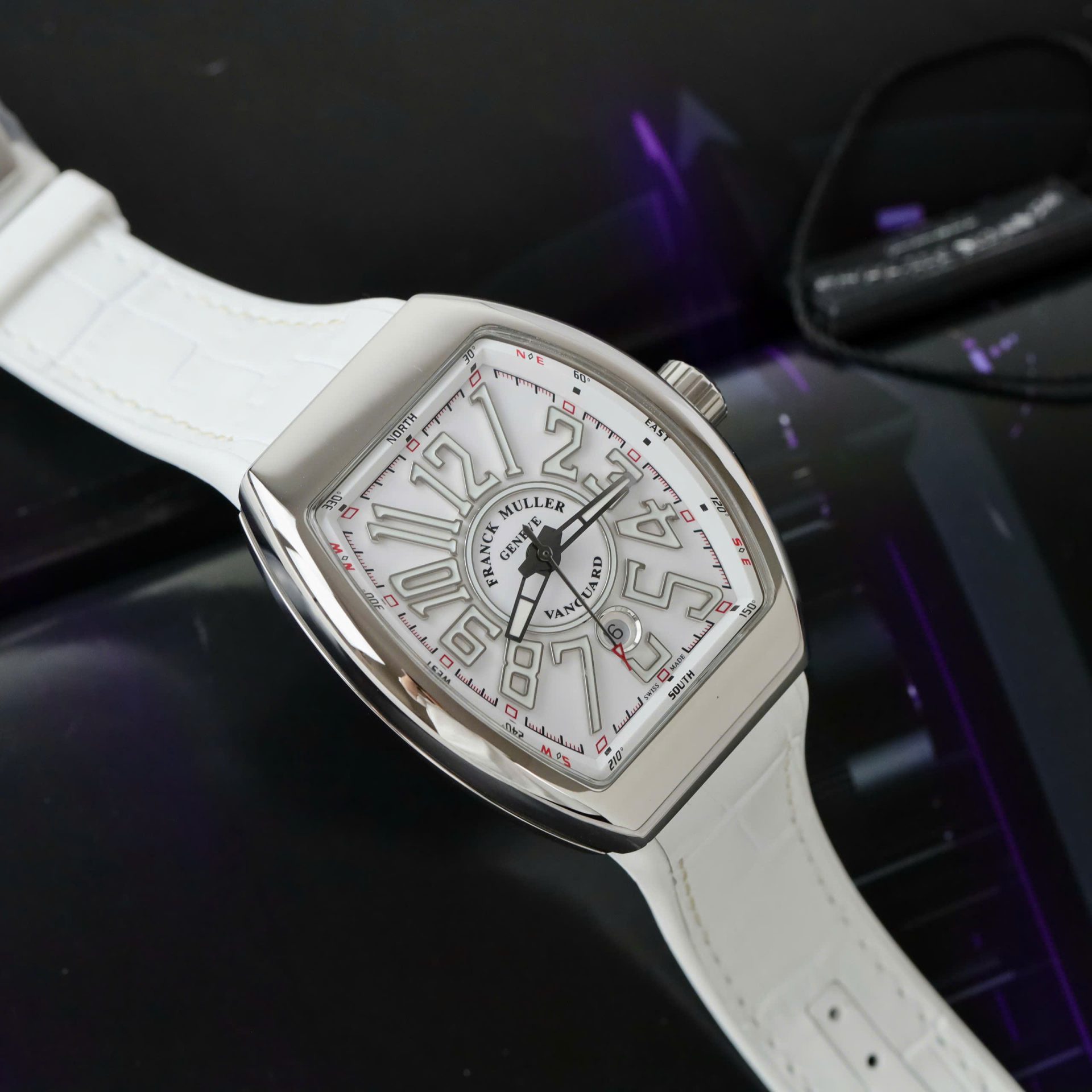 Franck Muller V45 Copies Watches White Dial Automatic Movement ABF Factory 45mm - Elite Watch Atelier