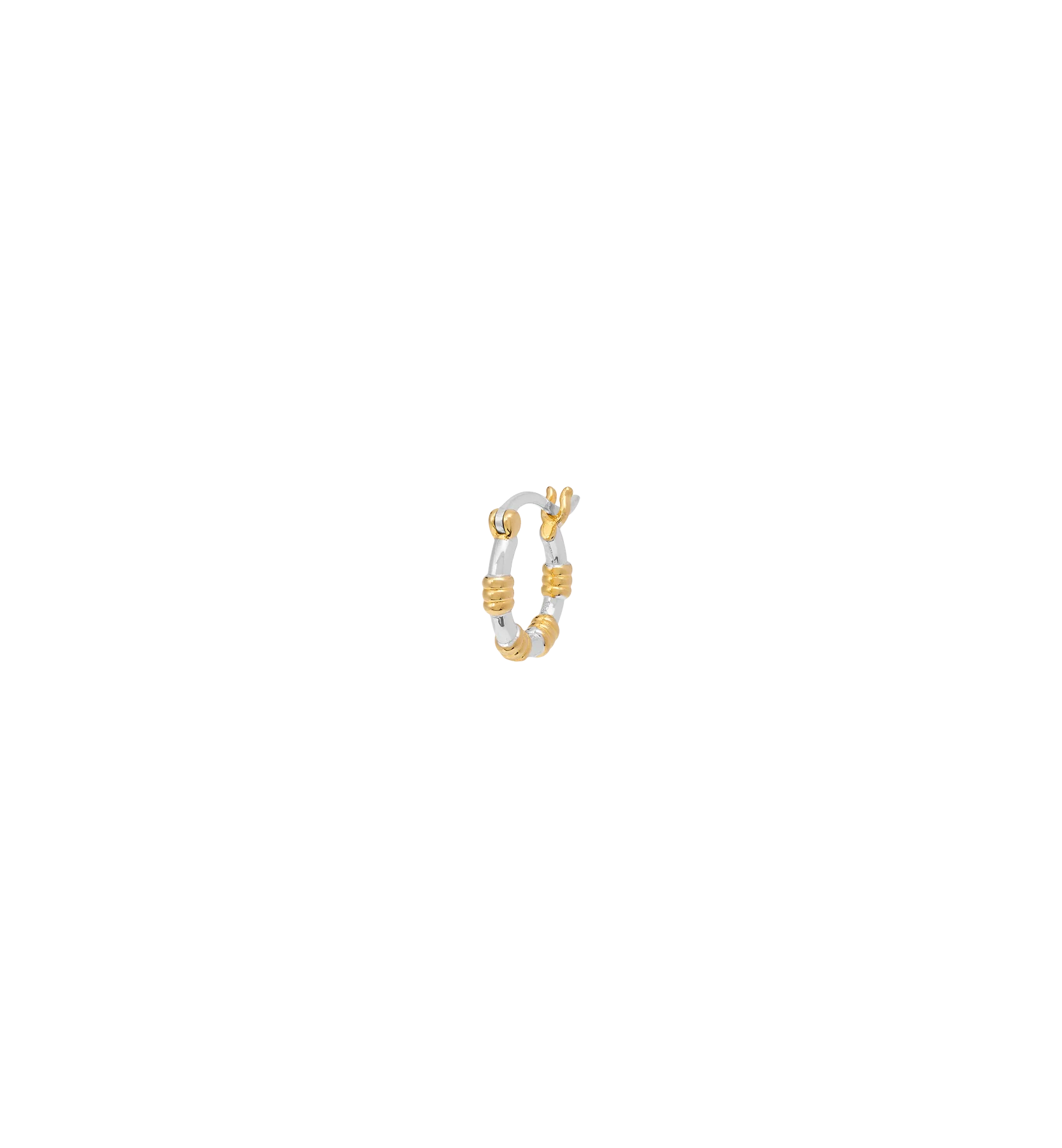 Single Dual Ring Earring