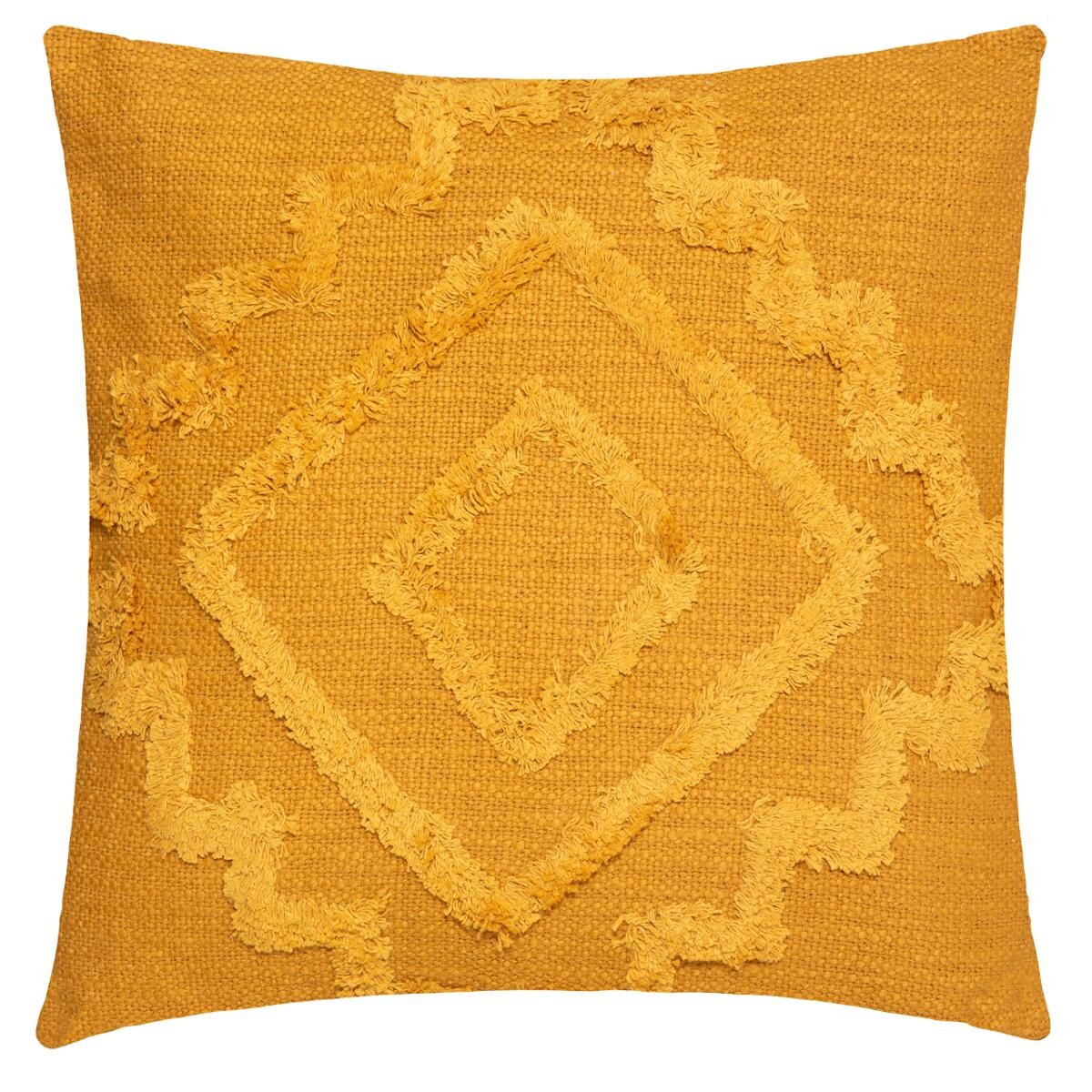Cushion "Inca" Mustard yellow, 40x40 cm