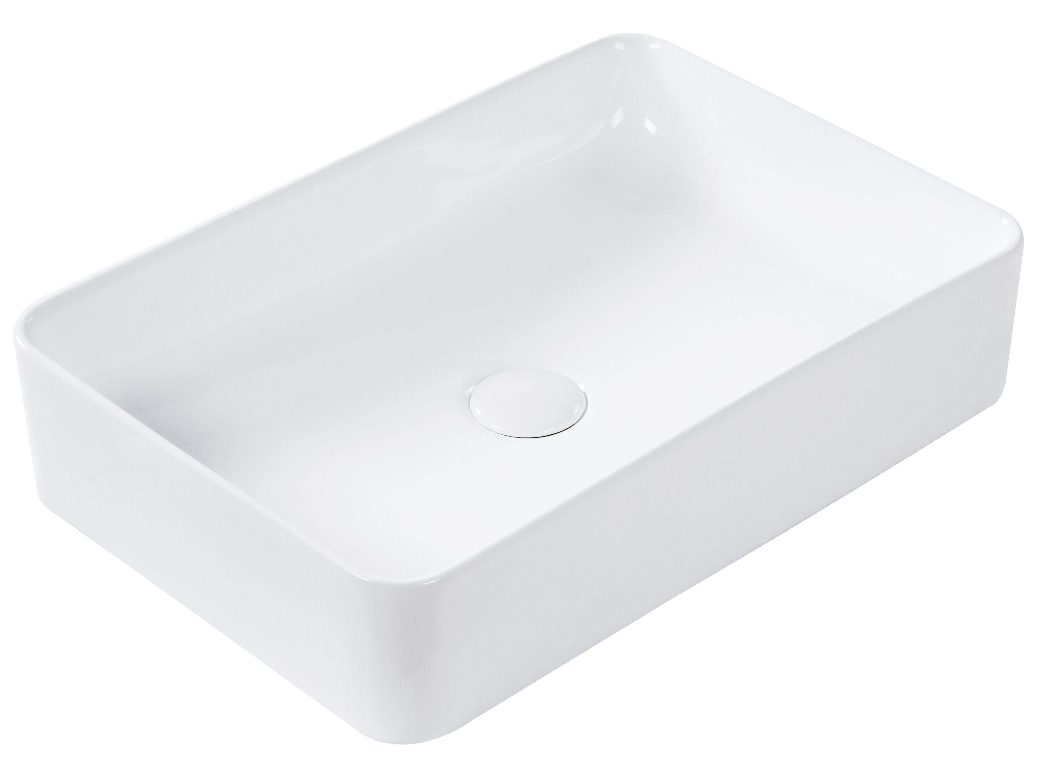 Countertop Basin CHIVANA 510 x 340 mm Ceramic White