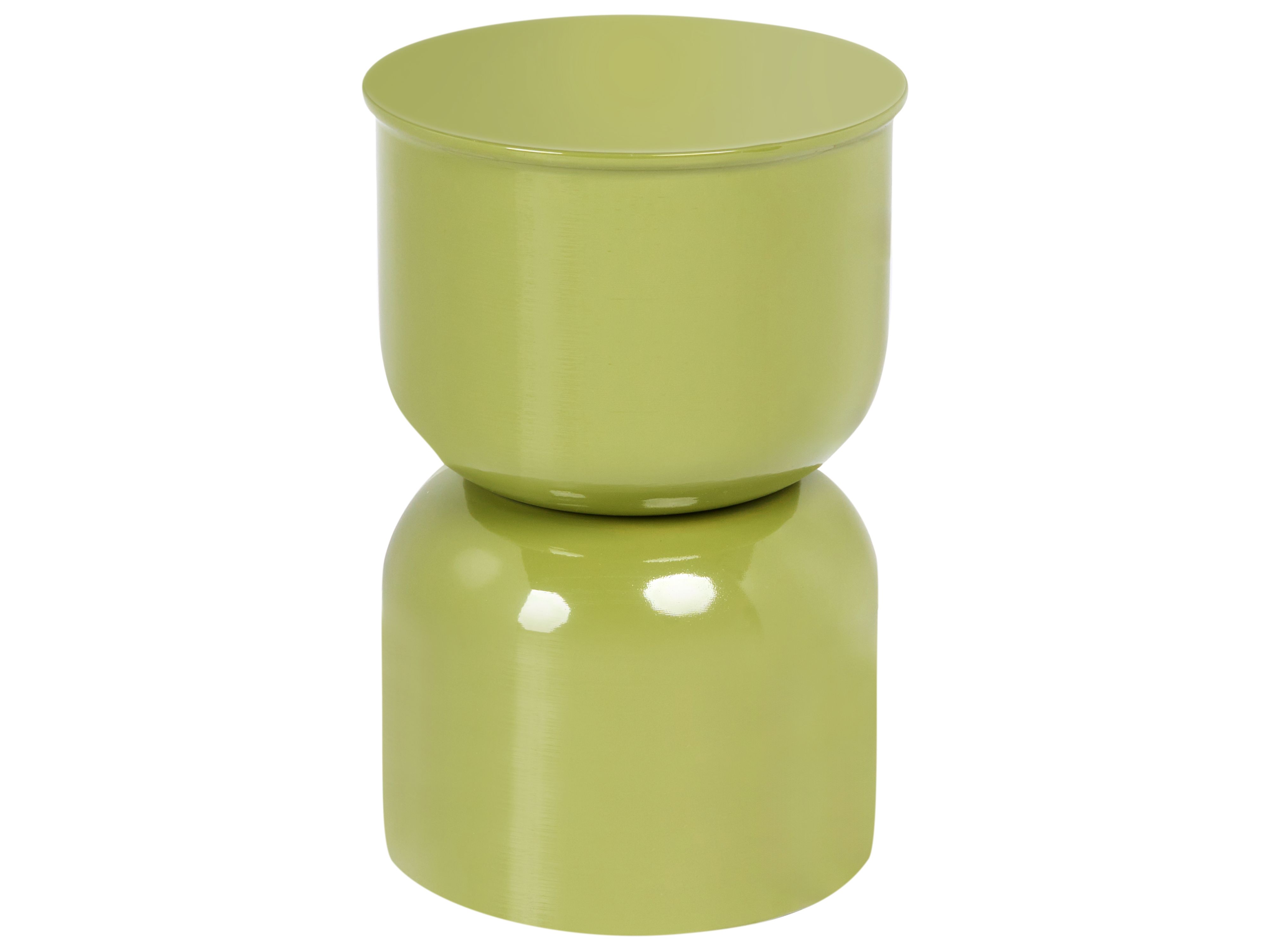 Side Table LETTA Metal Olive Green