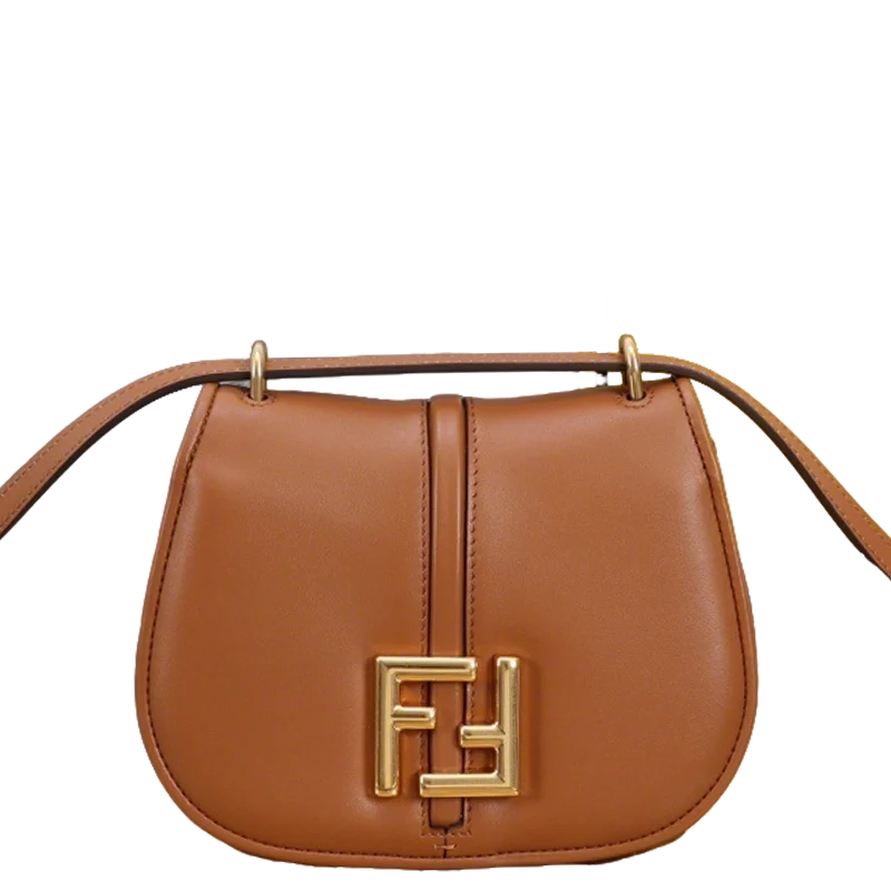 Stylish Fendi Saddle Bag With Iconic FF Buckle And Smooth Leather Finish 847 - Replicaclubs