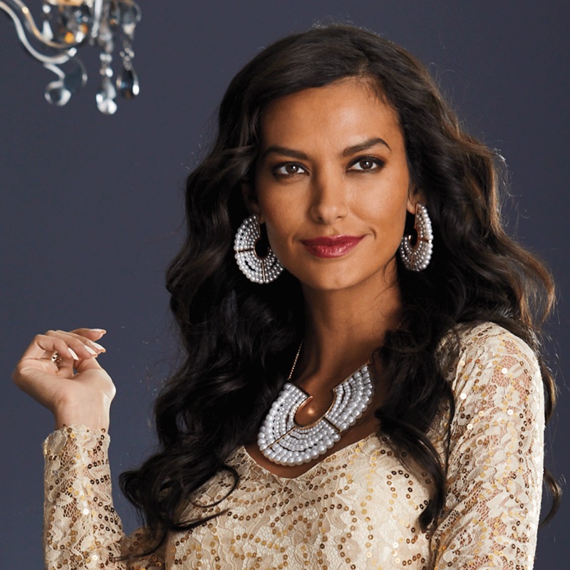 Faux Pearl Round Rows Jewelry - MIDNIGHT VELVET CATALOG