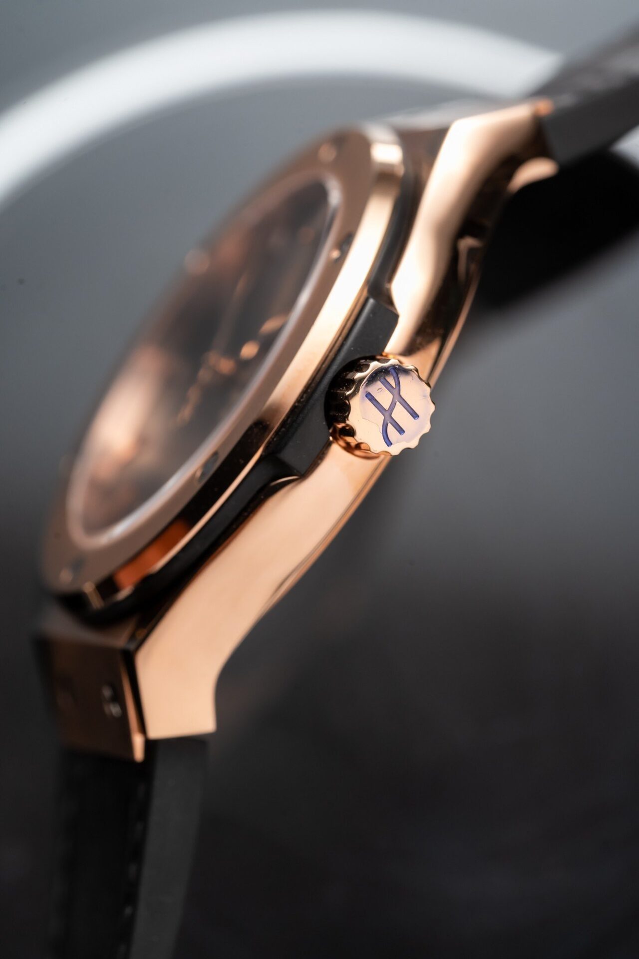 Hublot Classic Fusion King Gold Black Replica Watch JJF Factory 38mm - Top club