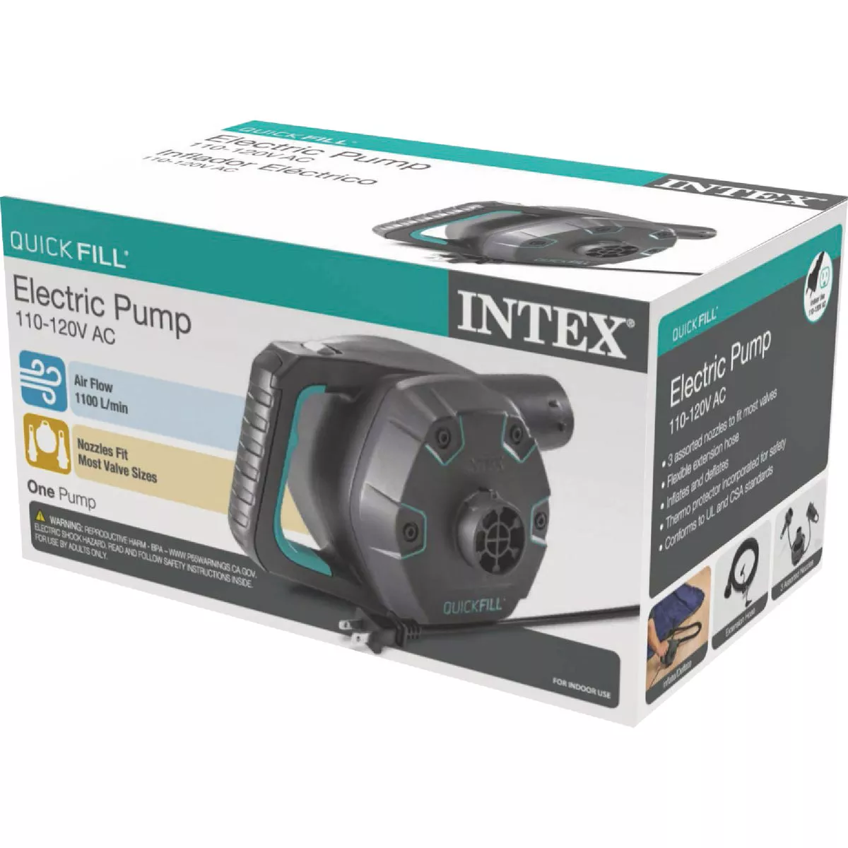 Intex Quick-Fill 120V AC Electric Air Pump