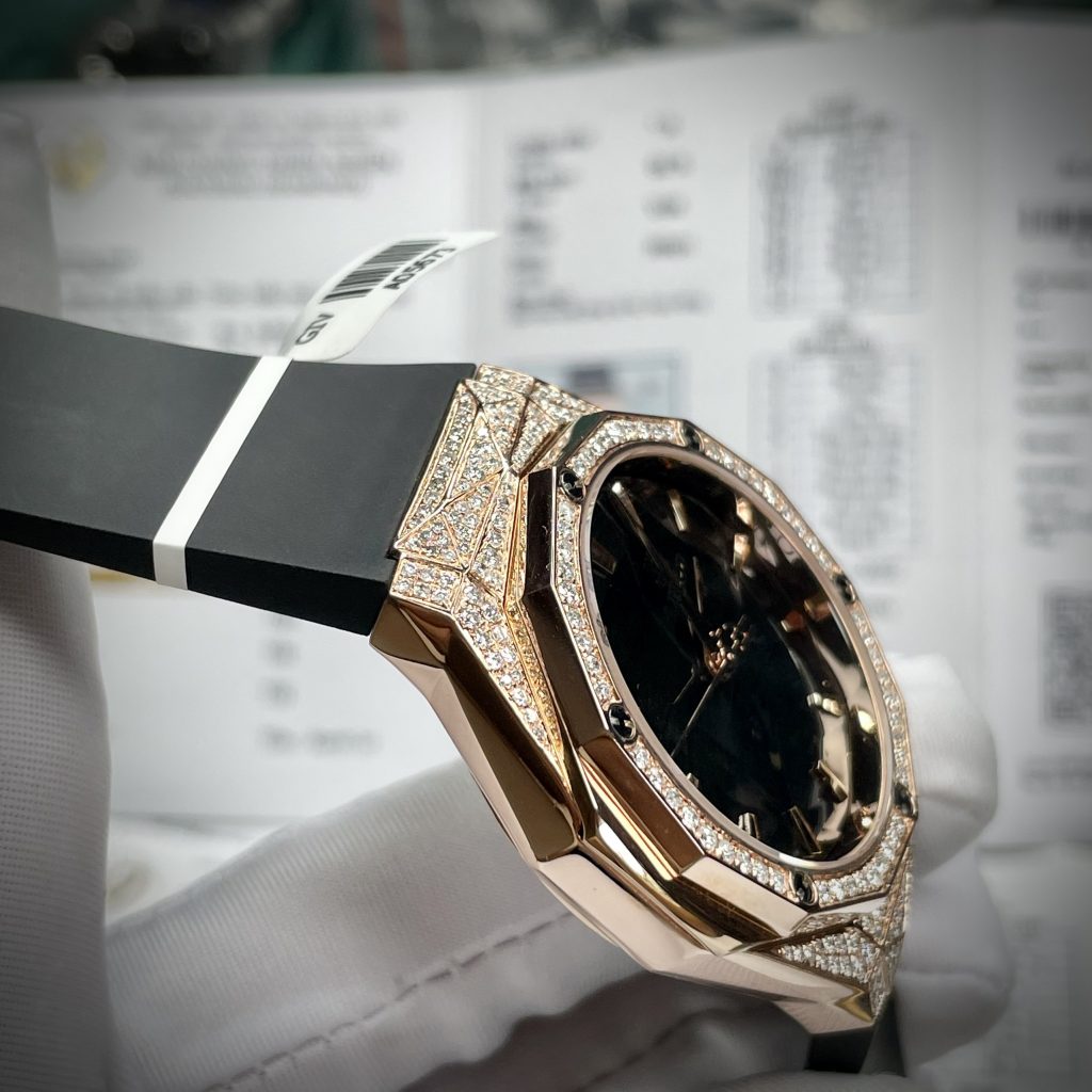 Hublot Replica 11 Watch Orlinski King Gold With Natural Diamonds 40mm - Top club