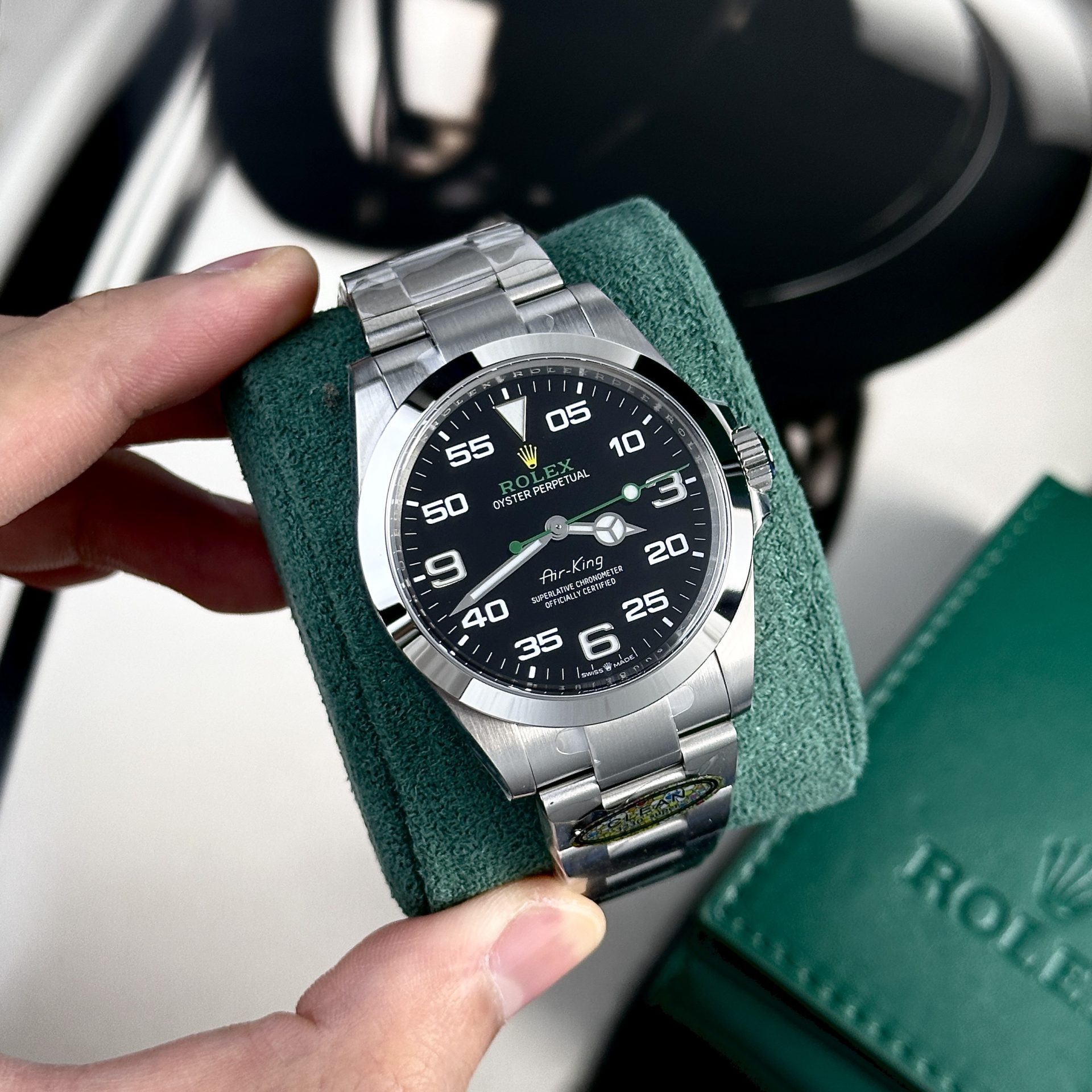 Rolex Replica 11 Watch Air King 126900 Factory Clean Highest Quality 40mm - Elite Watch Atelier