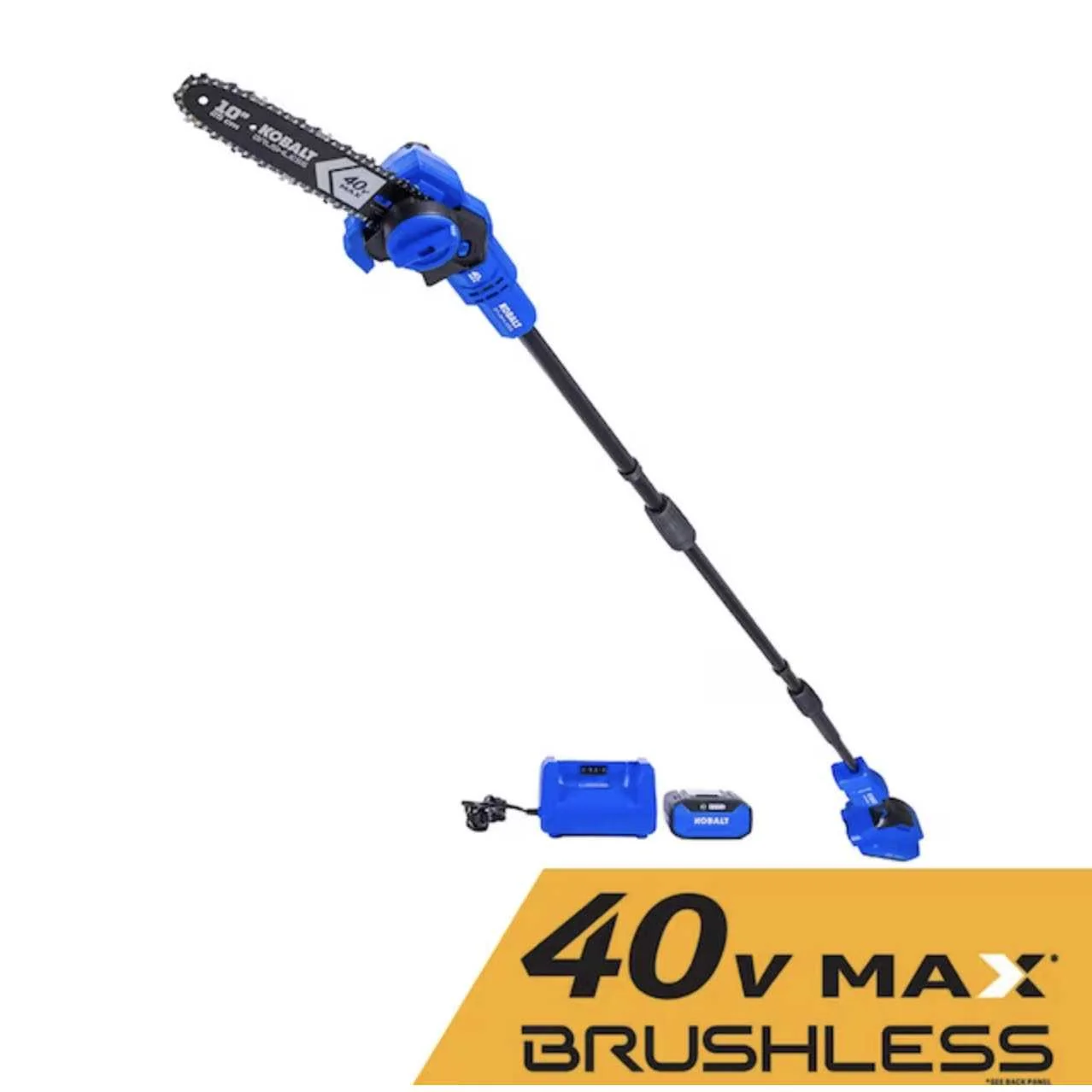 Kobalt Gen4 40-Volt 10-in Cordless Electric Pole Saw 2 Ah - KPS 1040A-03 - Image 3 Kobalt Gen4 40-Volt 10-in Cordless Electric Pole Saw 2 Ah - KPS 1040A-03 - Image 3