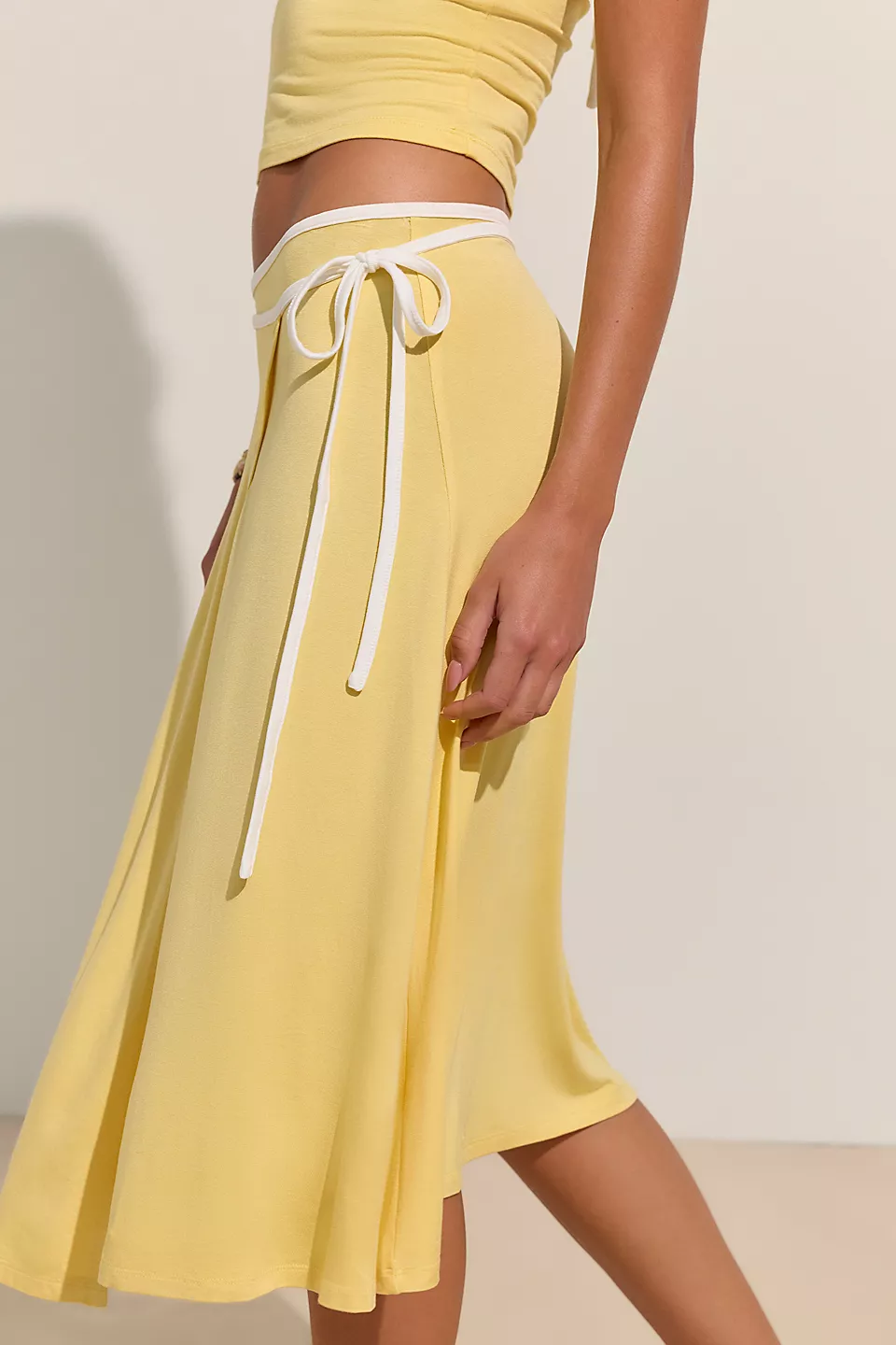 Opal Skirt Set-Yellow
