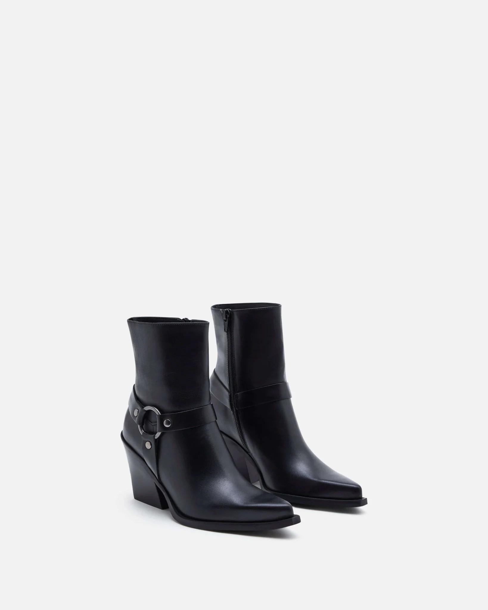BOTTINES MORENO - En cuir détails boucle noir