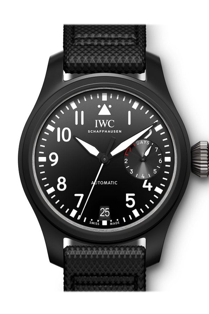 IWC Big Pilot Top Gun Automatic Black Dial 46mm Men's Watch IW502001(1:1 replica) - Top club