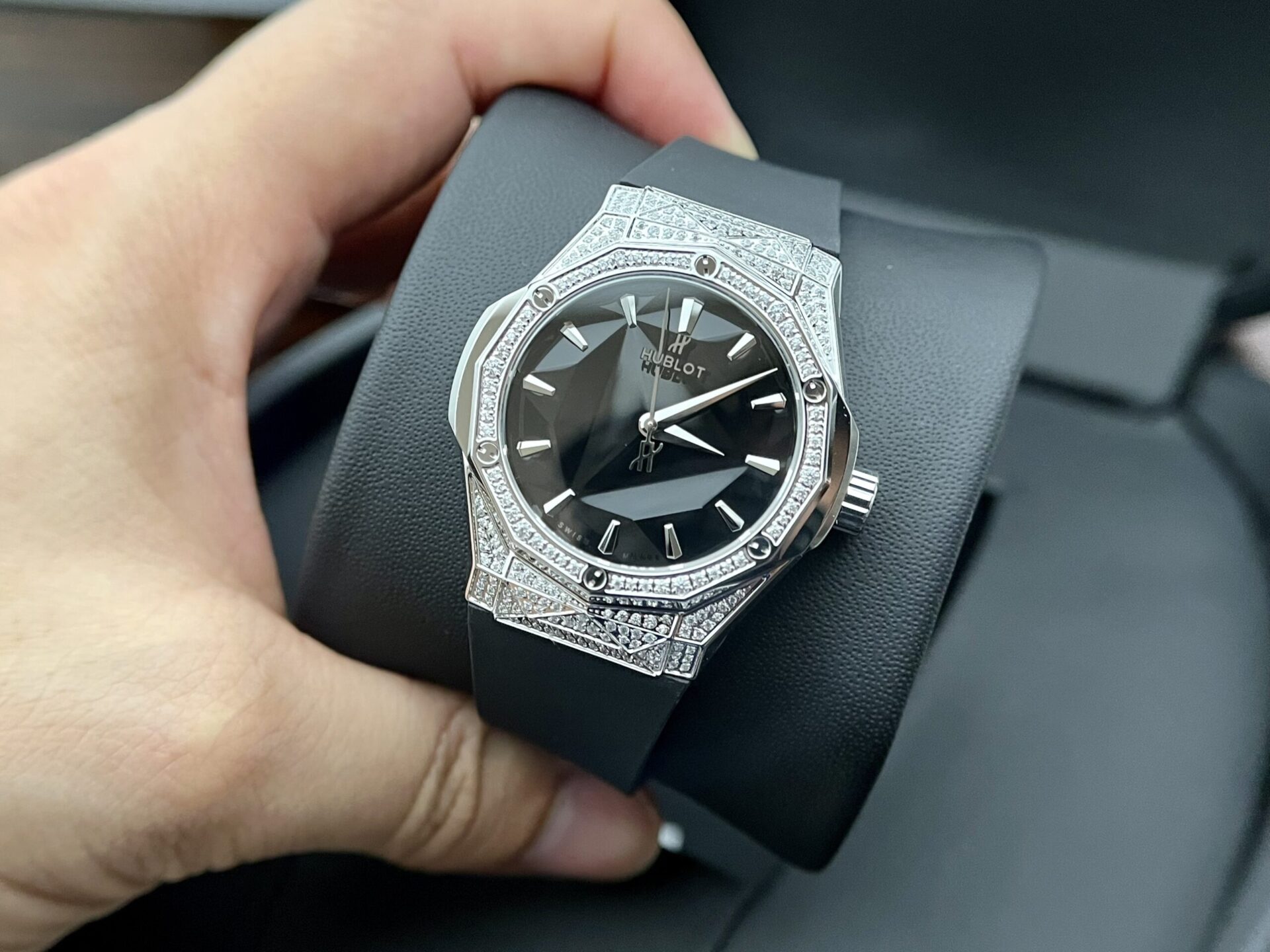 Hublot Replica Watch Classic Fusion Orlinski Black Dial Rubber Strap HB Factory 40mm - Top club
