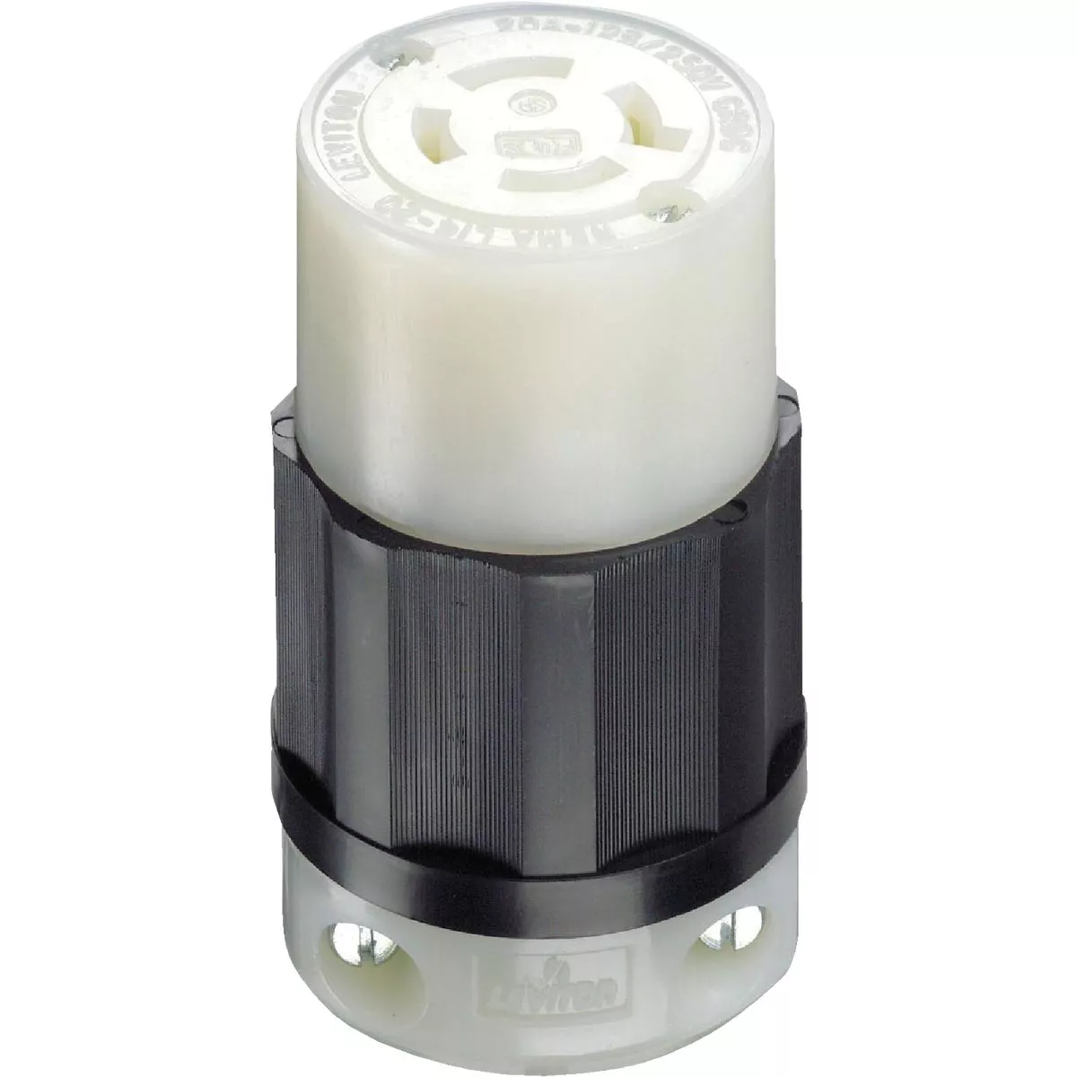 Leviton 20A 125V/250V 4-Wire 3-Pole Industrial Grade L14-20R Locking Cord Connector