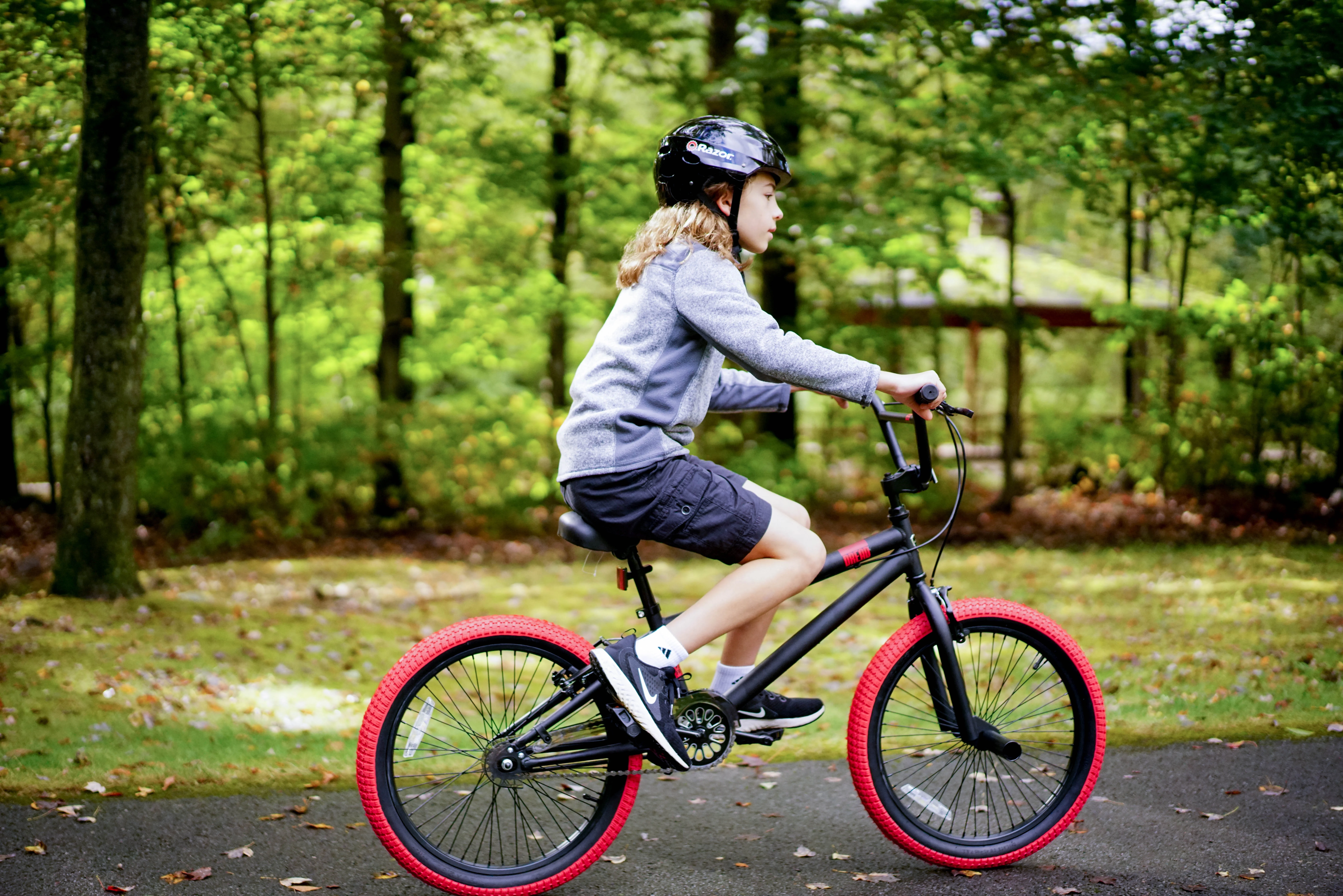 20" Dread Boy's BMX Bike, Black/Red - Image 7