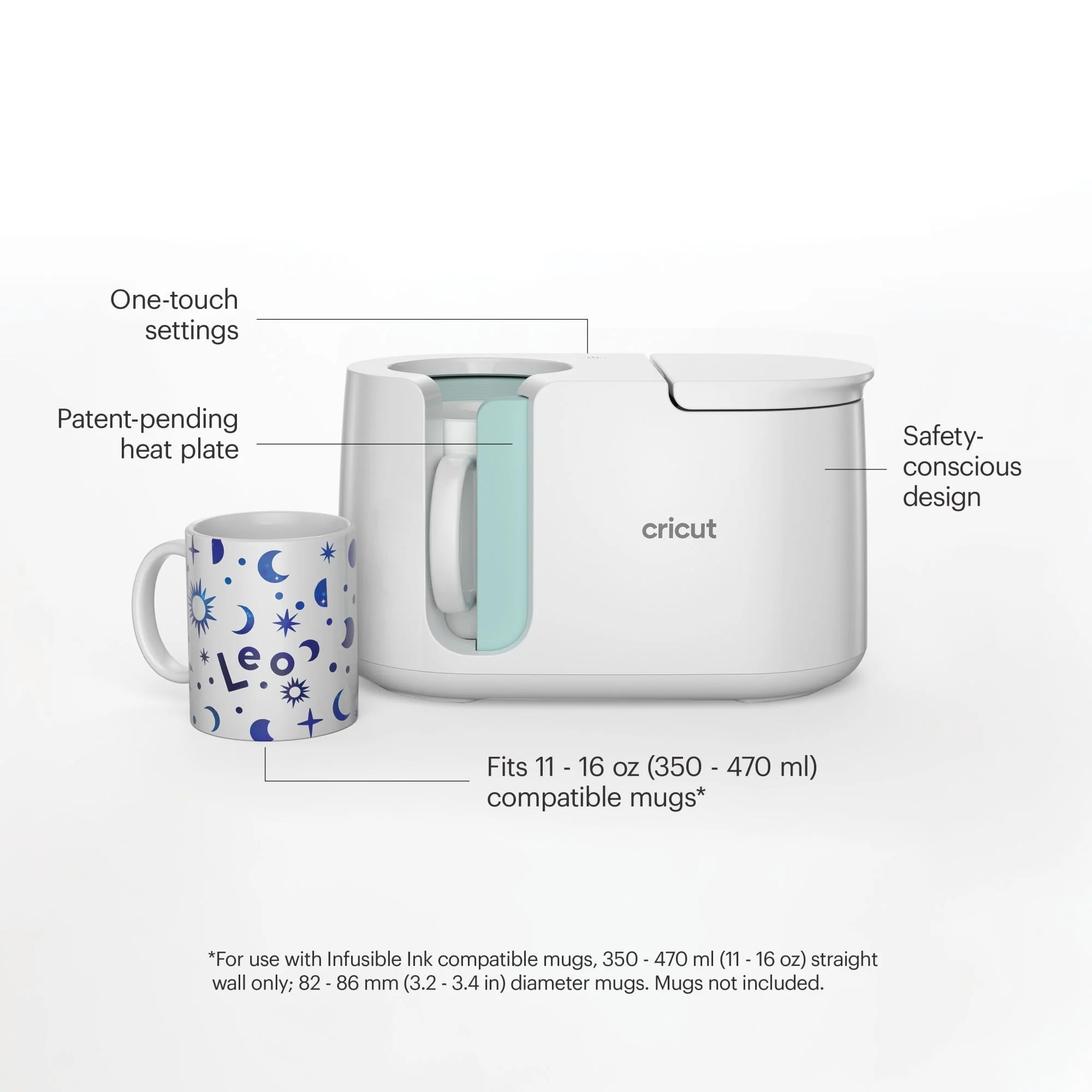 Cricut Mug Heat Press for Sublimation Mug Projects- Buffalo Check and more Infusible Ink, Transfer Sheets, Mug Blanks Bundle - Image 2