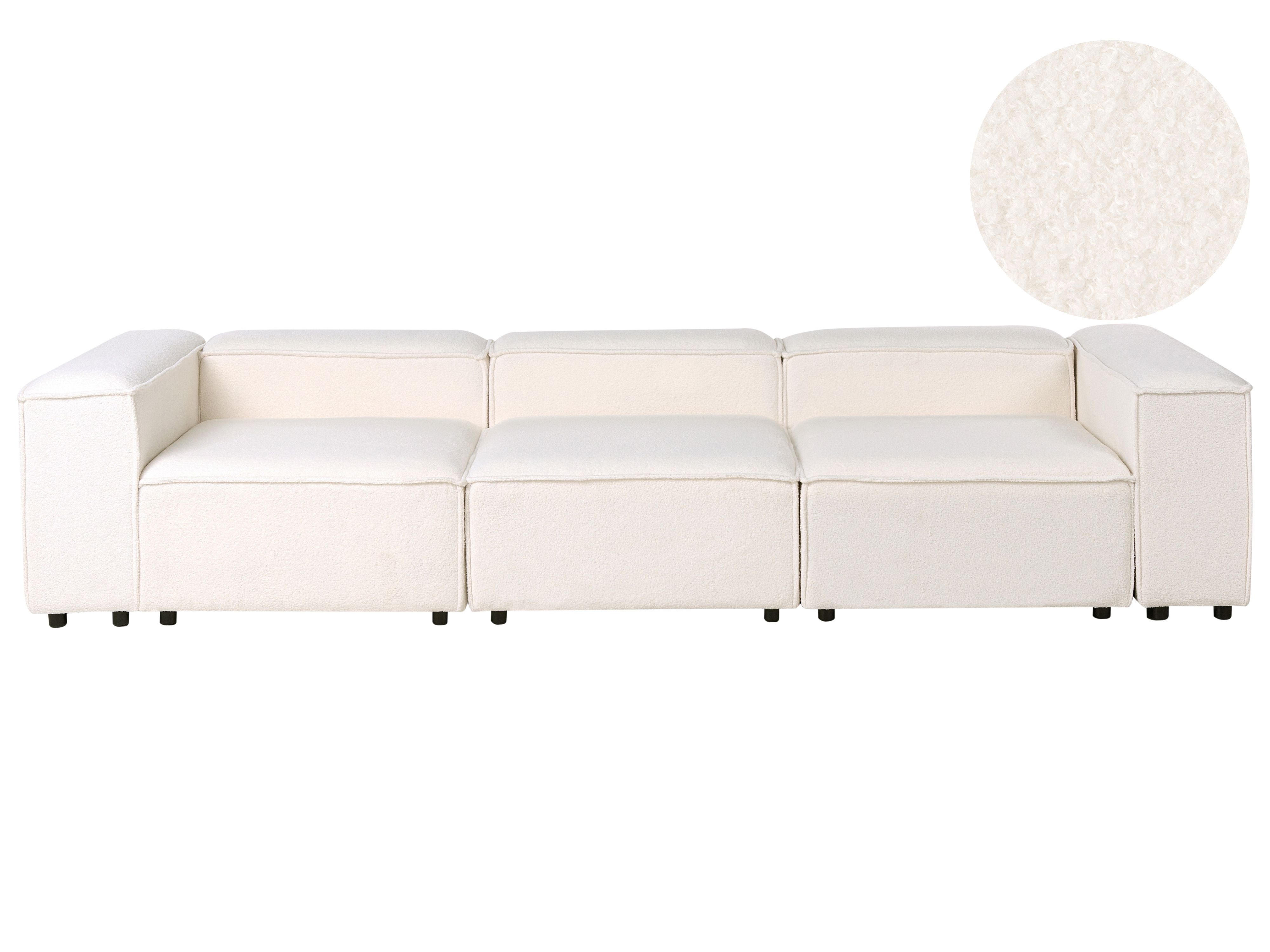 Modular Sofa 3 Seater ARDAL Boucle Off-White
