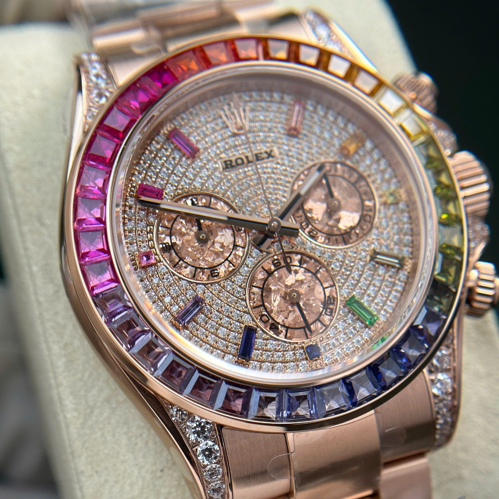 Rolex Cosmograph Daytona 116595 Rainbow Replica Watch BT Factory 40mm - Top club