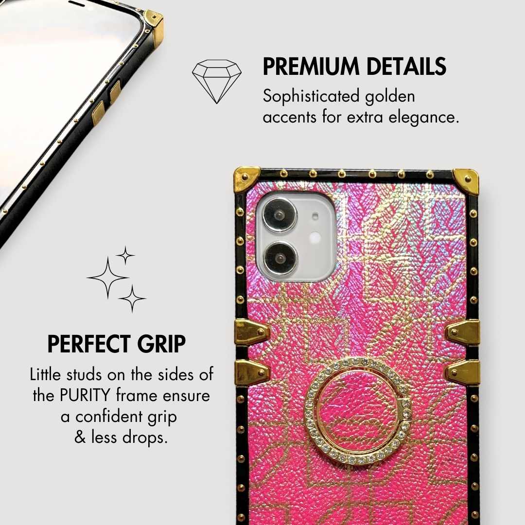 Samsung Case with Ring Magenta - Wholesale & Influencer