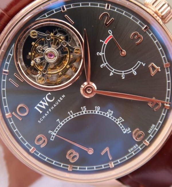 Replica IWC AZ Portuguese Tourbillon IW5046 RG Gray Dial - Top club