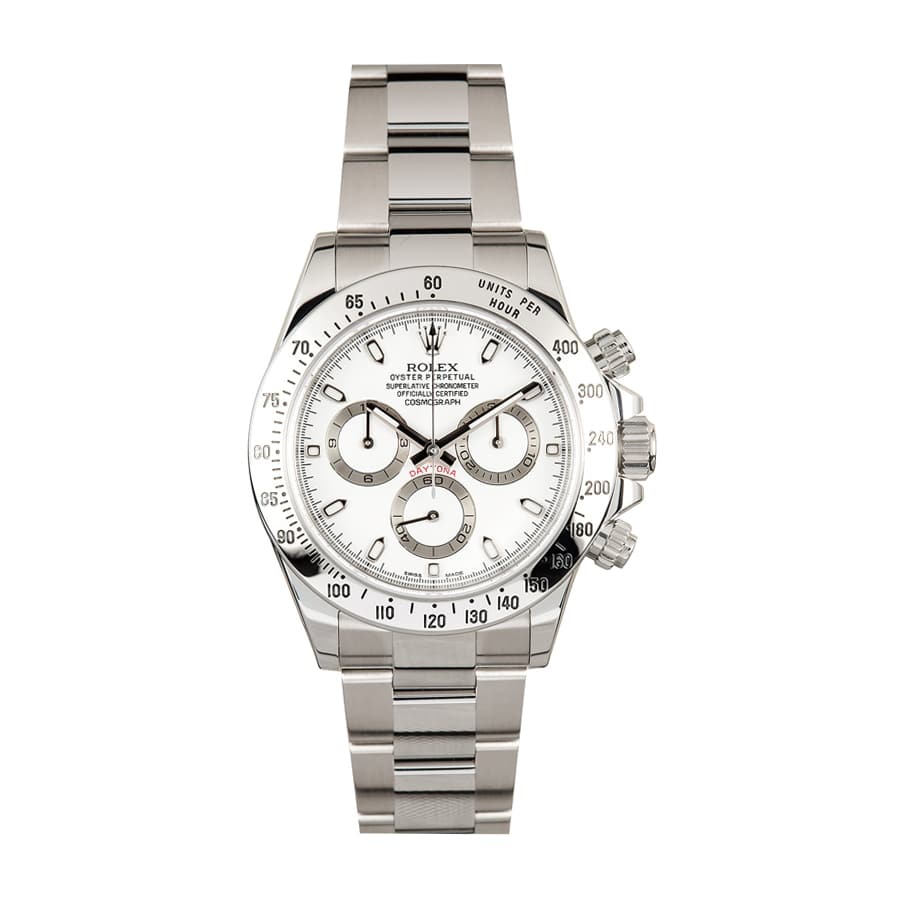 Rolex Daytona White Dial 116520 Replica - Elite Watch Atelier
