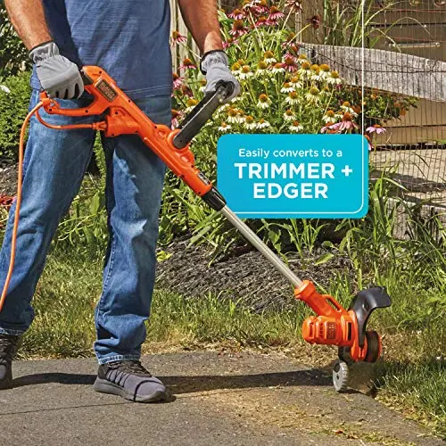 BLACK+DECKER 3-in-1 Corded Electric Lawn Mower, String Trimmer And Edger, 12-Inch - BESTA512 - Image 3 BLACK+DECKER 3-in-1 Corded Electric Lawn Mower, String Trimmer And Edger, 12-Inch - BESTA512 - Image 3