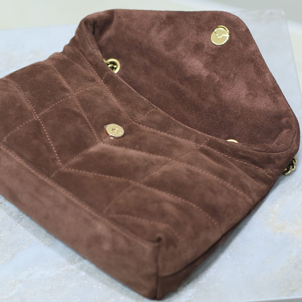 YSL Toy Puffer Bag in Suede1:1High-quality replica