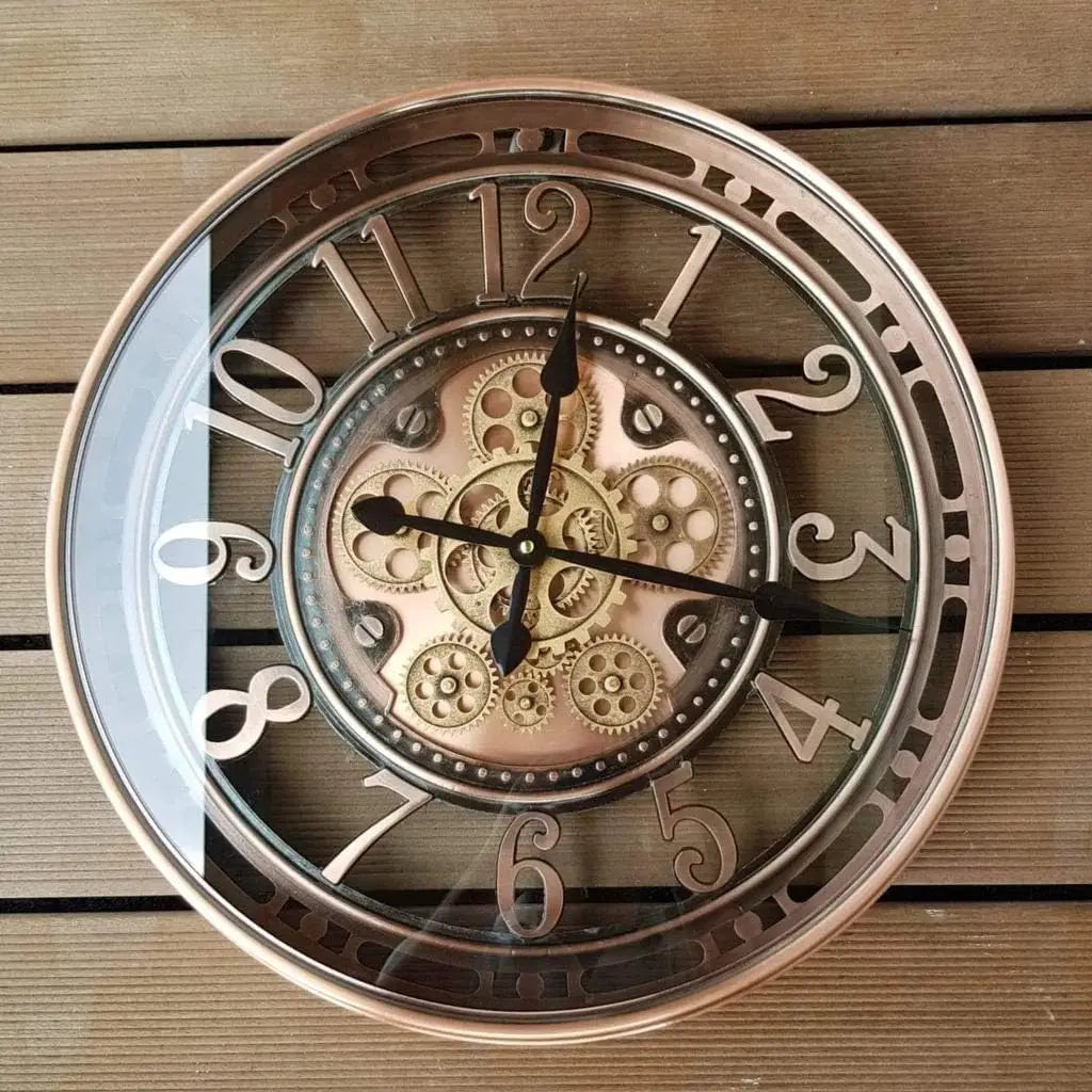 CopperWatch | Antieke Wandklok met Stijl voor Kantoor