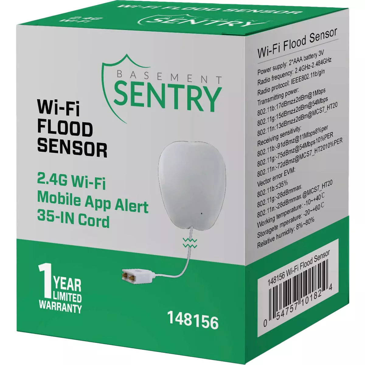 Basement Sentry WIFI Flood Sensor
