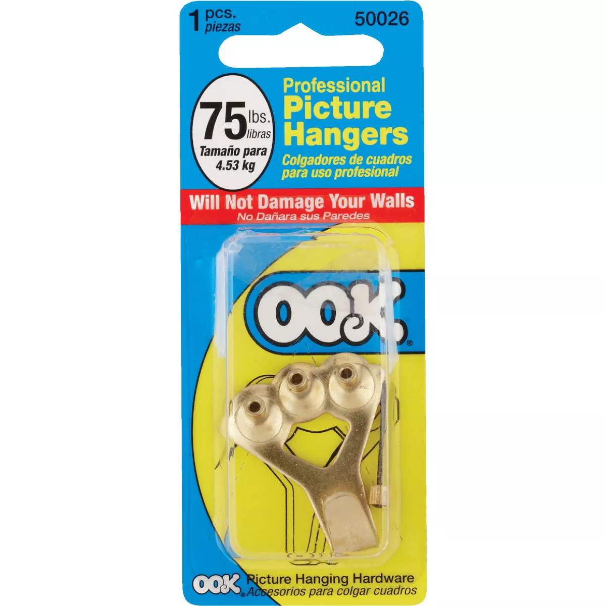 Hillman OOK 75 Lb. Capacity Picture Hangers