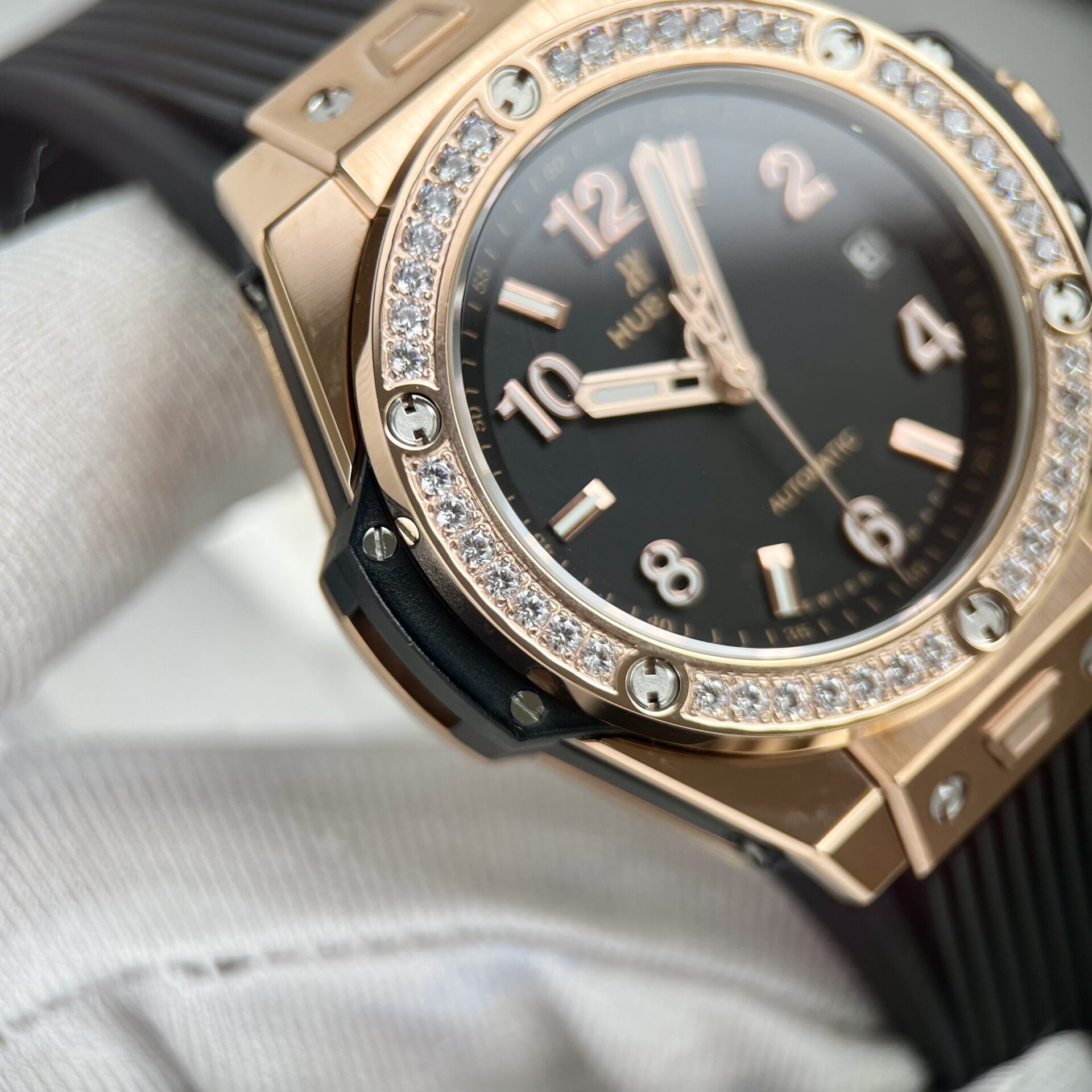 Hublot Replica 1:1 Watch Big Bang One Click King Gold Diamond Bezel HBF 39mm - Top club